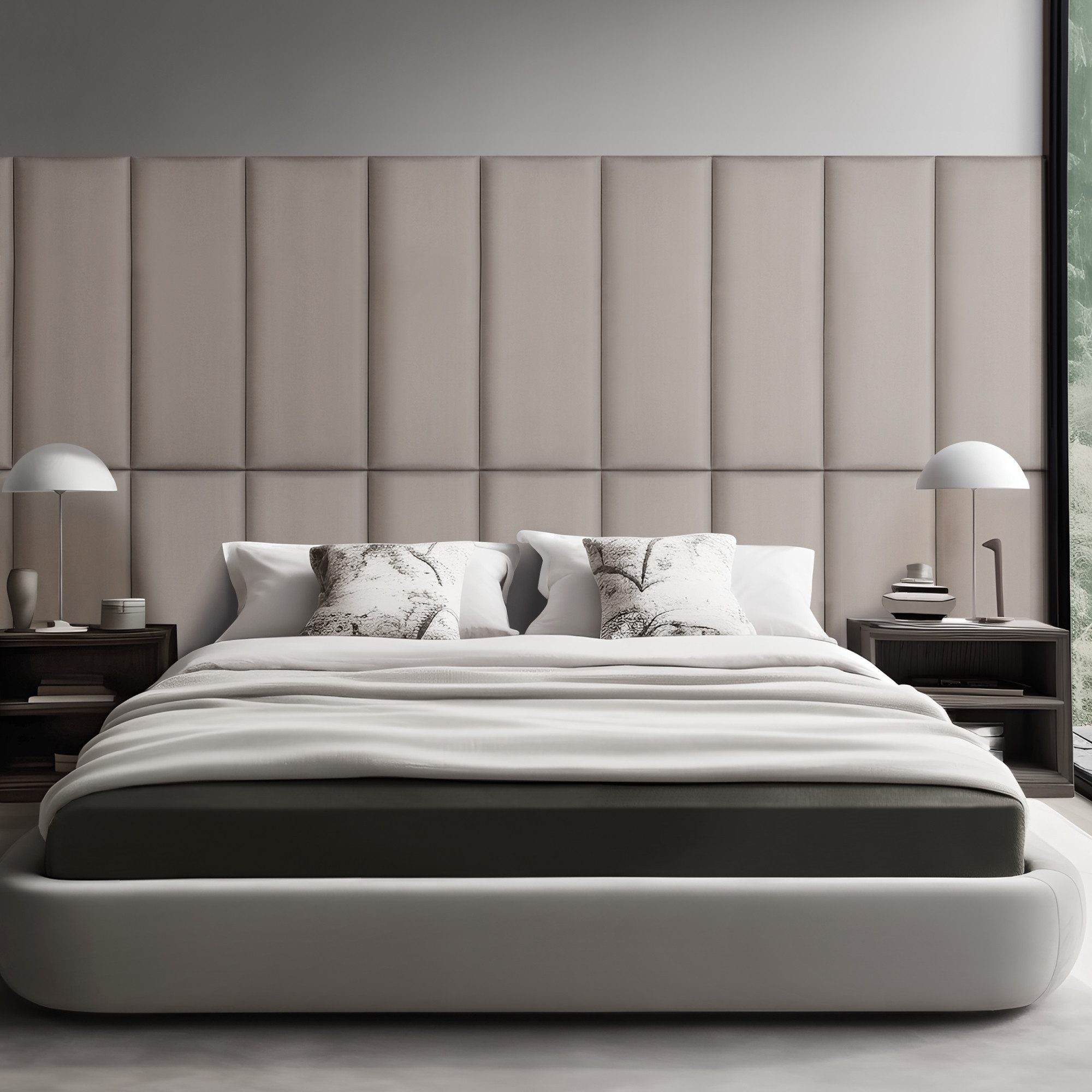 neu.haus Wandpolster, (Set, 2 Stück), »Carpino« Wandkissen Samt 90 x 30 cm günstig online kaufen