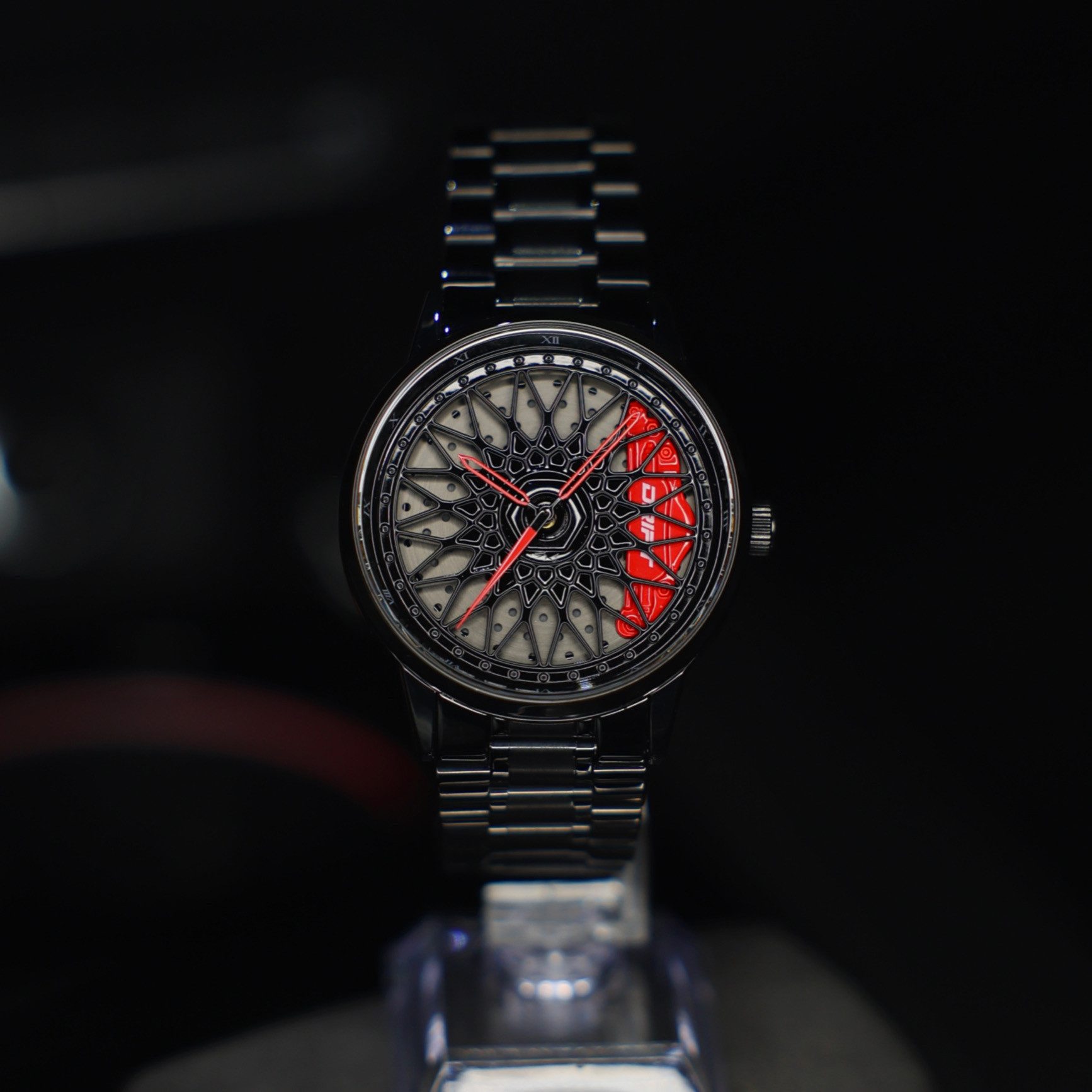 DRIFTELEMENT Quarzuhr Racing Felgenuhr, Dreidimensionales Felgendesign günstig online kaufen
