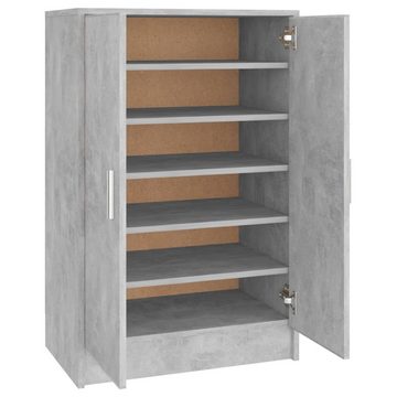 furnicato Schuhschrank Betongrau 60x35x92 cm Holzwerkstoff