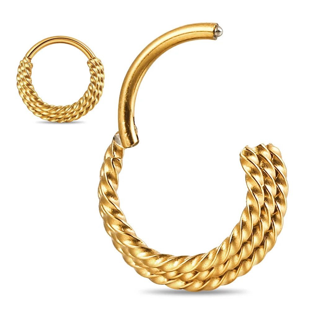 Taffstyle Nasenpiercing Septum Piercing Clicker Ohr günstig online kaufen