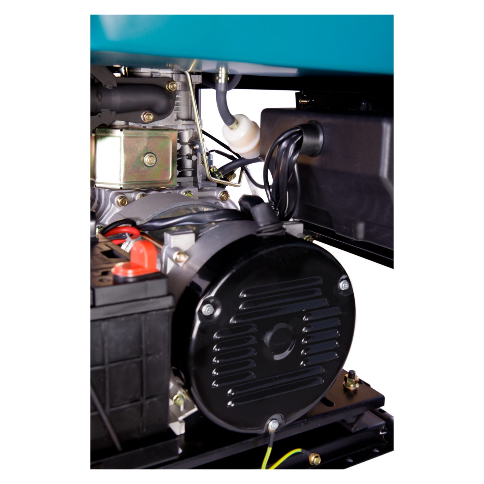 Könner & Söhnen Stromerzeuger KS Uhr mit E-Starter, 4-Takt 6,50 kW, - (Generator PS automatischer 14 1-tlg., Spannungsregler Stromgenerator in LED-Anzeige, Dieselmotor, 1x16A, 8100HDE, 230v), Diesel Vorwärmer, 1x32A