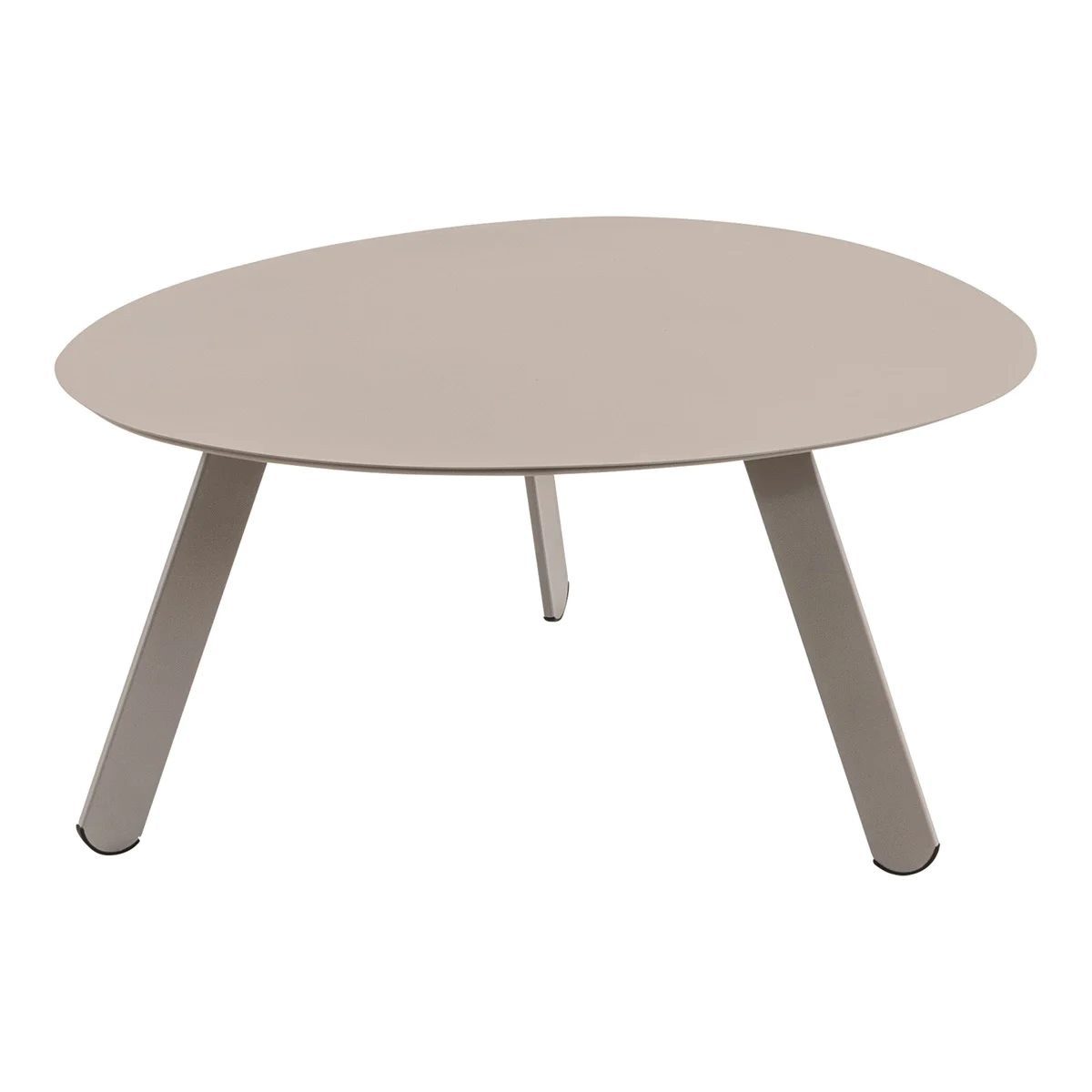 Lesli Living Beistelltisch Beistelltisch Balkontisch Tiki 74x60x35,5cm grau Metall