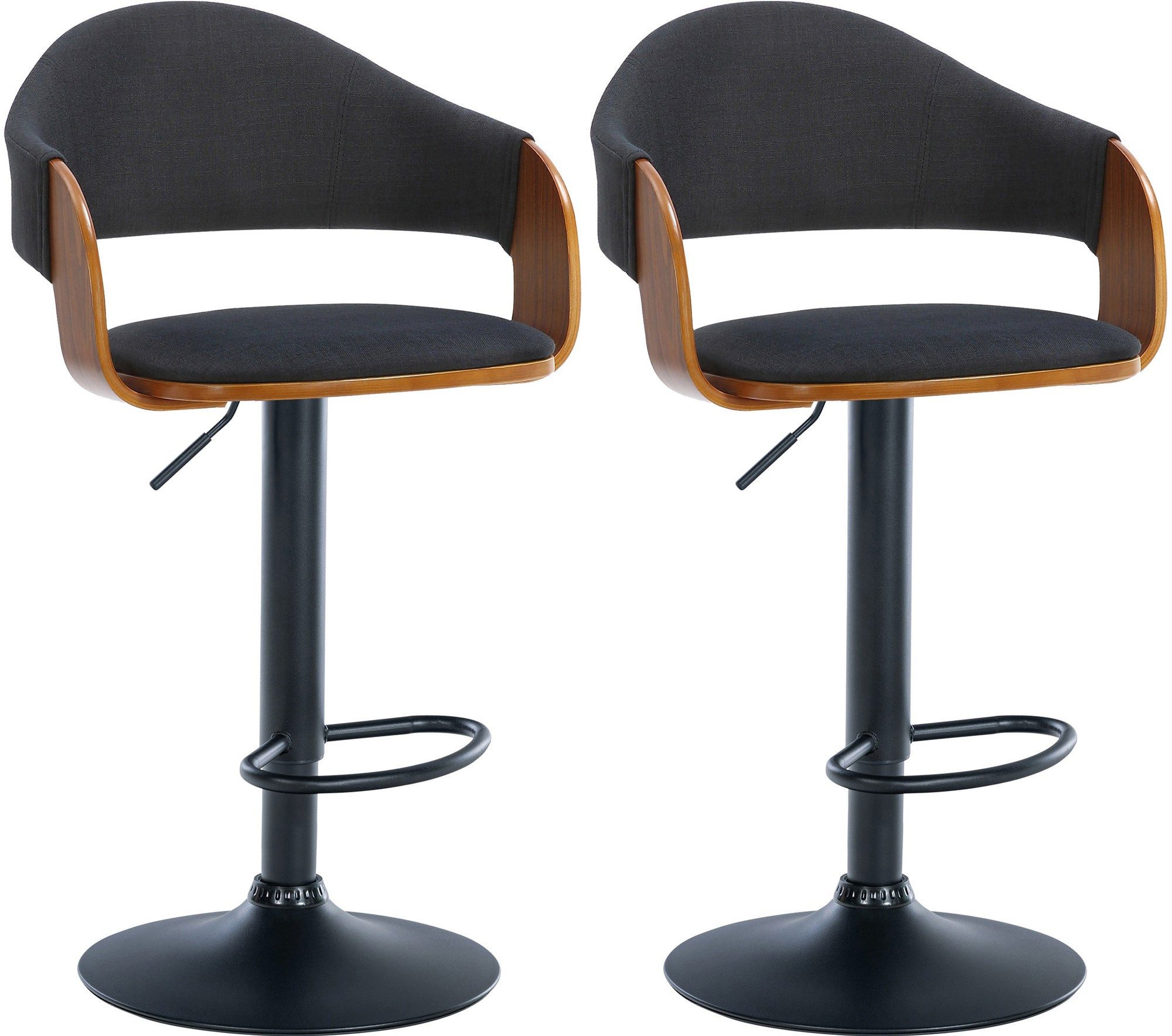 Bistrostuhl 2er Set Barhocker Nilse Stoff