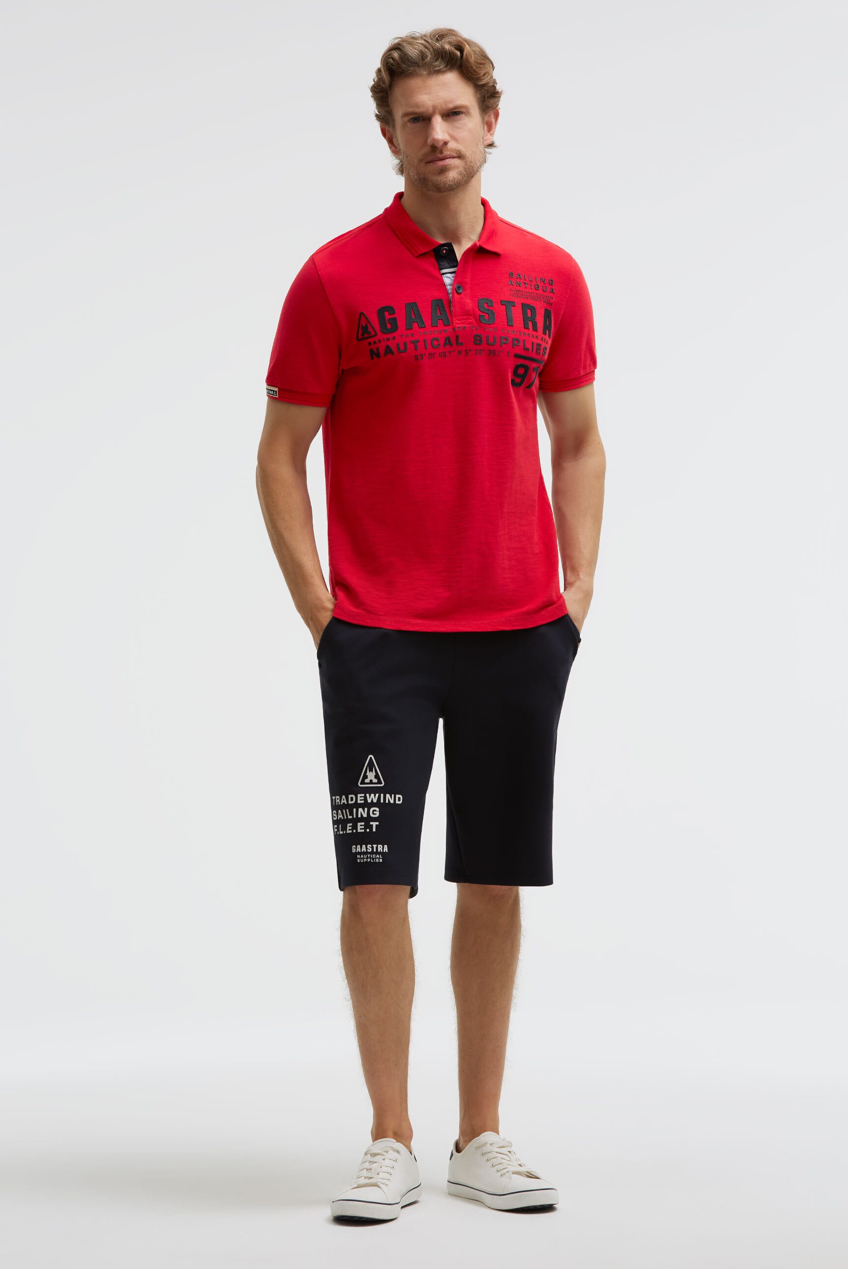 Gaastra Poloshirt mit Seitenschlitze