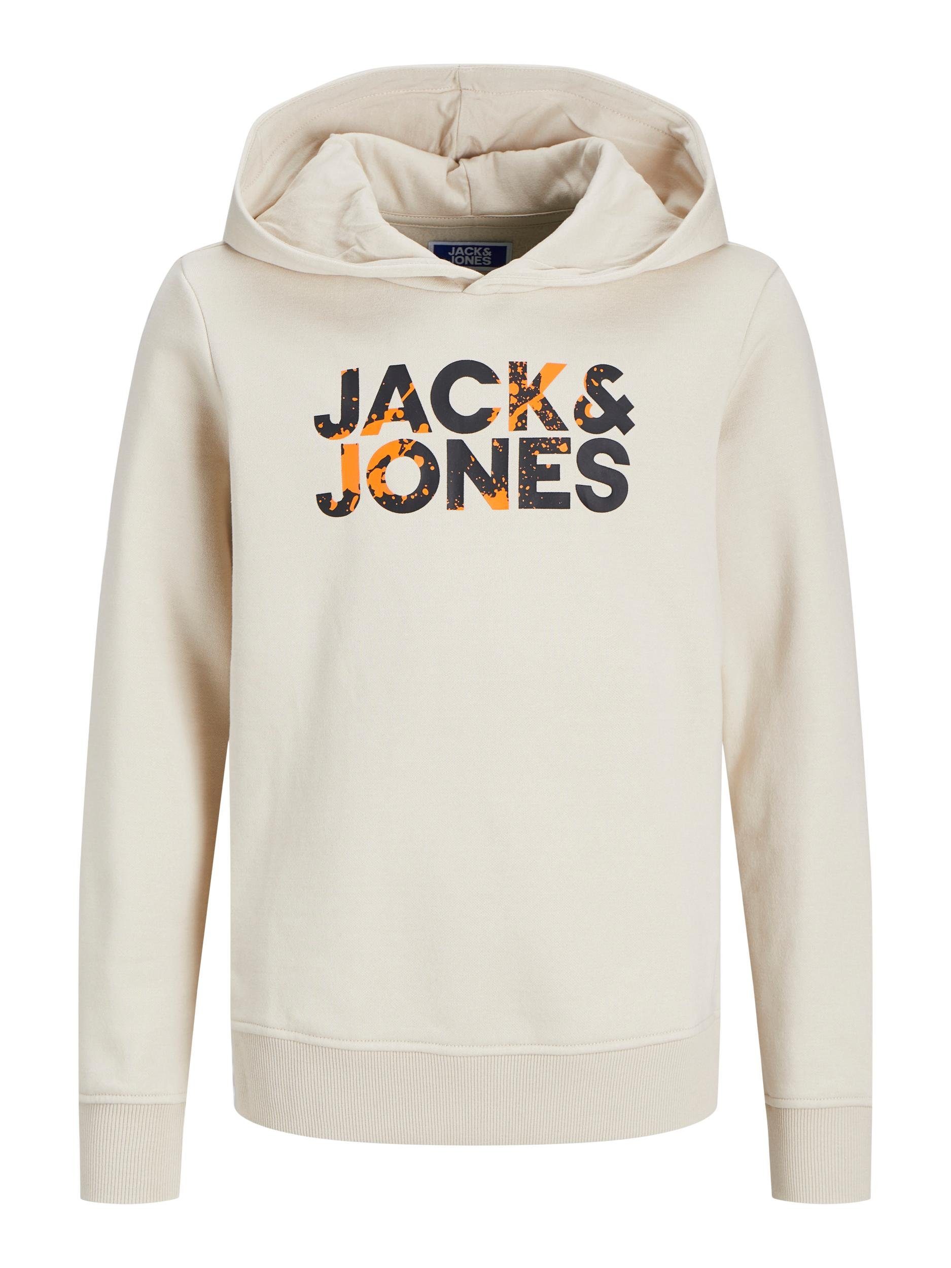 Jack & Jones Junior Sweatshirt JJCOMMERCIAL SWEAT HOOD SMU JNR moonbeam