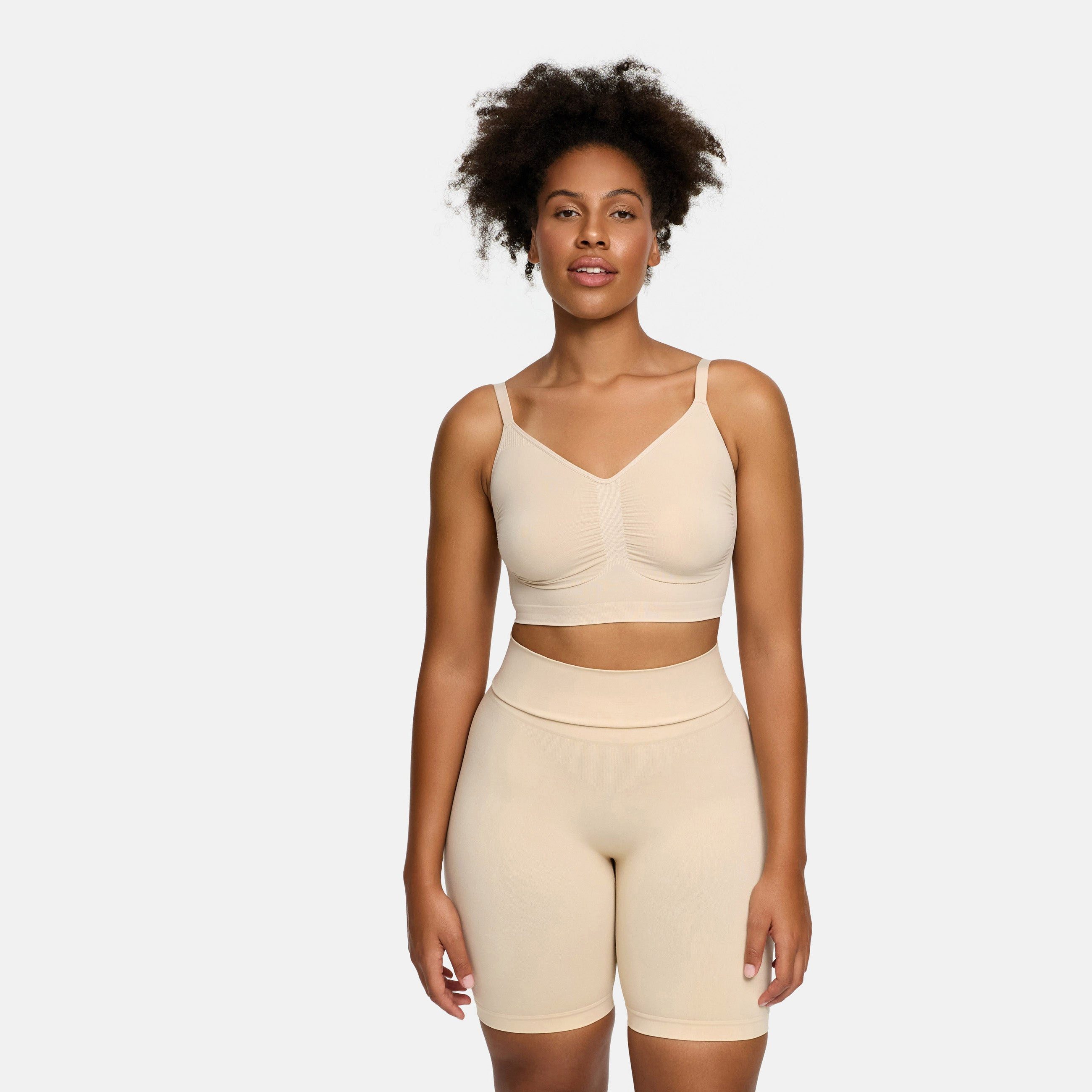 Creamy Fabrics Soft-BH Comfort Bralette-Sand-5XL (1-tlg) günstig online kaufen