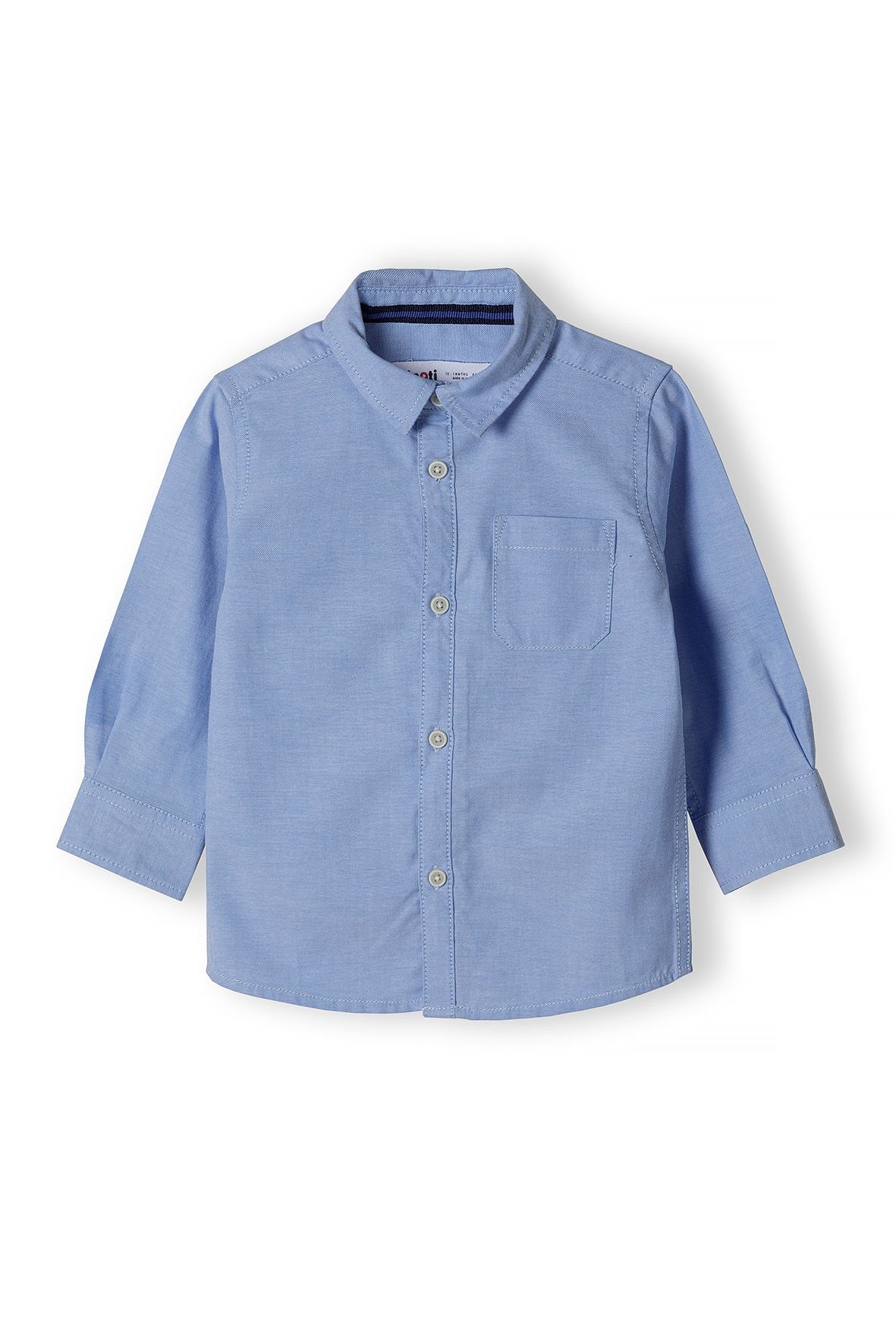 Langarmhemd im (12m-8y) Oxford-Look MINOTI