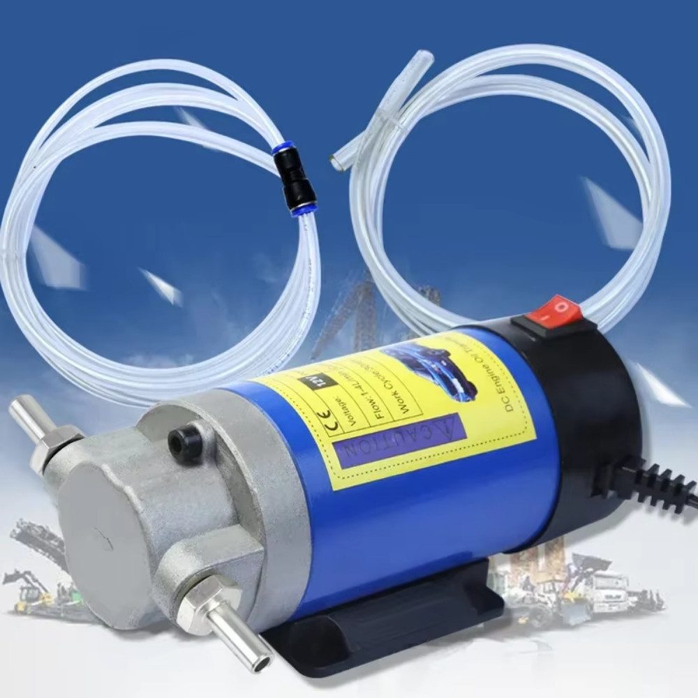 Athlix Ölabsaugpumpe Tragbare 12V-Öltransferpumpe Kraftstofftransferpumpe – Bild 5 von 5