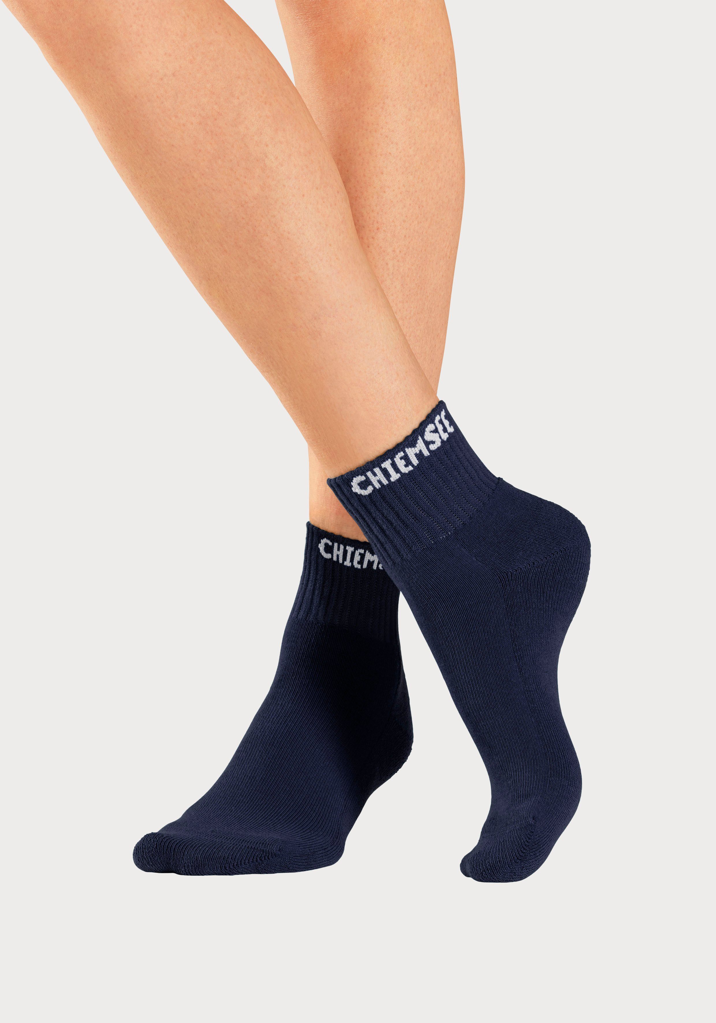 Chiemsee Kurzsocken (Packung, 6-Paar) mit eingestricktem Markennamen