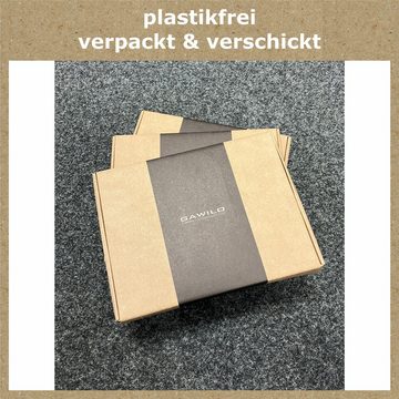 GAWILO Businesssocken aus hochwertiger Bio Baumwolle, handgekettelt, beste Qualität (4-Paar) plastikfreier Versand mit DHL