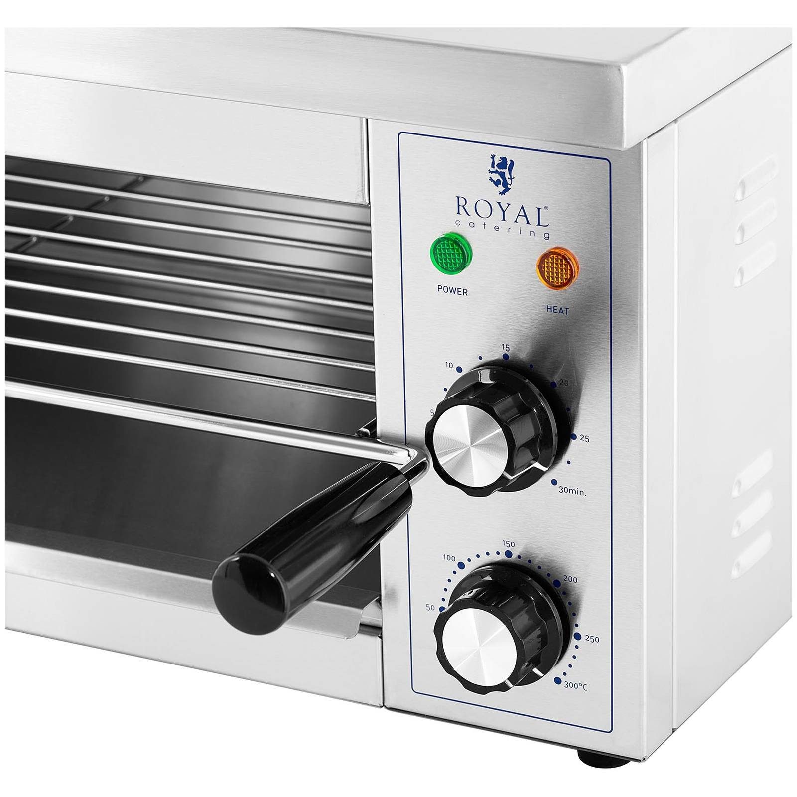 Royal Catering Elektrogrill Salamander Grill 2.500 W Toaster 50 - 300°C Überbackgerät Küche Gastro, 2500 W, verschiedene Größen