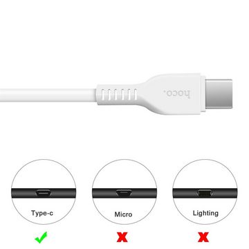 HOCO X20 USB Daten & Ladekabel bis zu 3A Ladestrom Smartphone-Kabel, USB-C, USB Typ A (100 cm), Hochwertiges Aufladekabel für Samsung, Huawei, Xiaomi uvm.