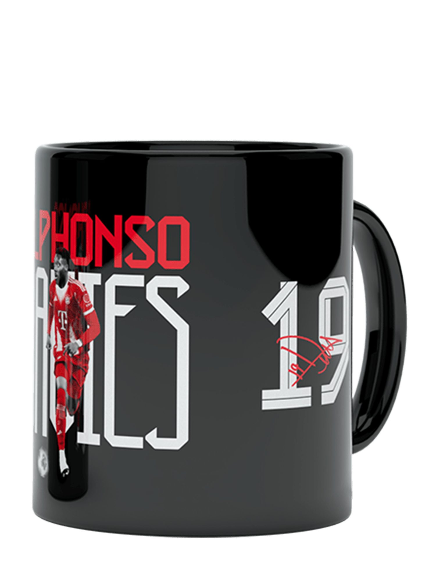 Tasse FC Bayern München I Tasse Davies 0,3 l I Schwarz