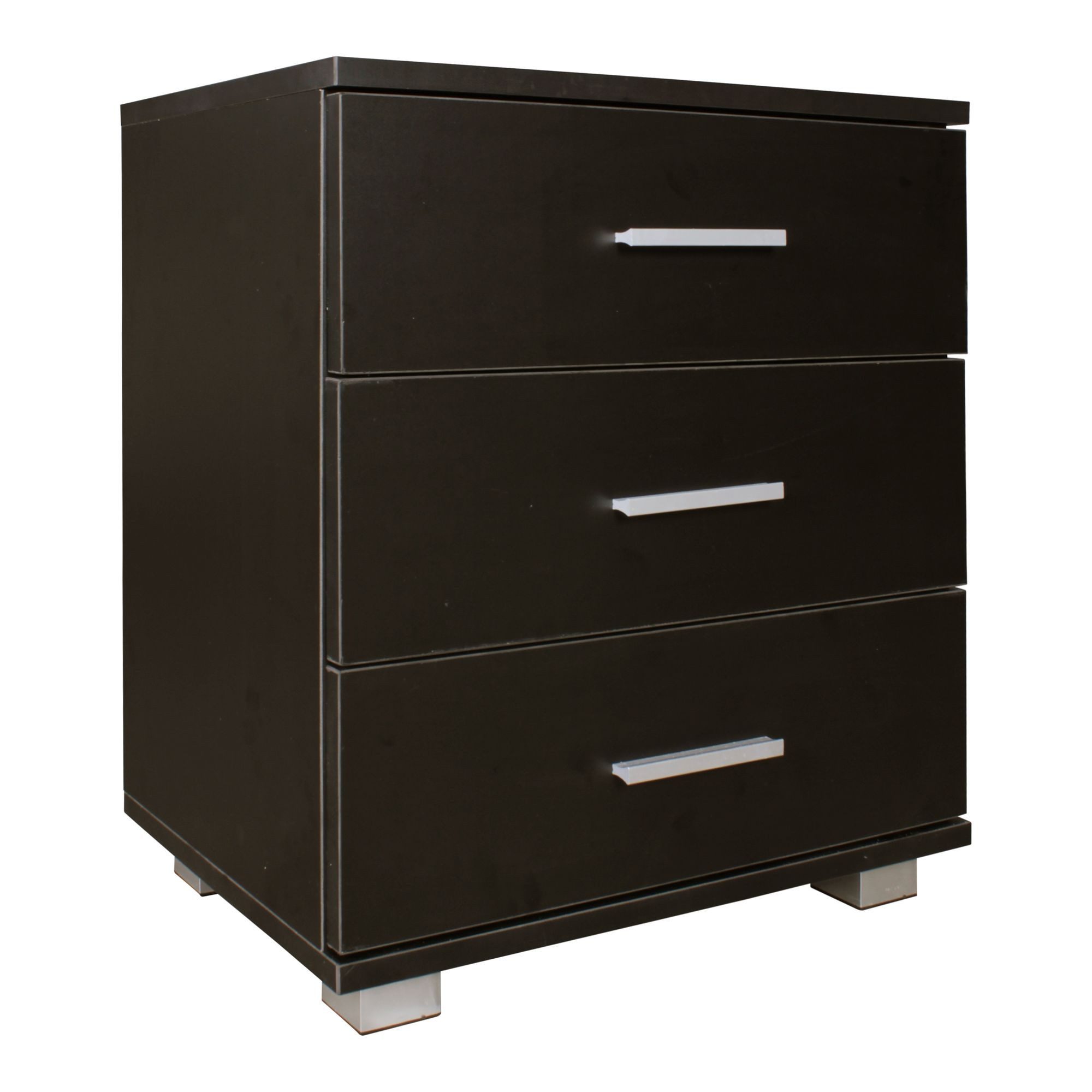 FINEBUY Nachtschrank SuVa7064_1 (Nachttisch mit 3 günstig online kaufen