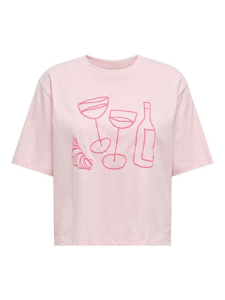 T-Shirt JDYALBA S/S PRINT TOP JRS