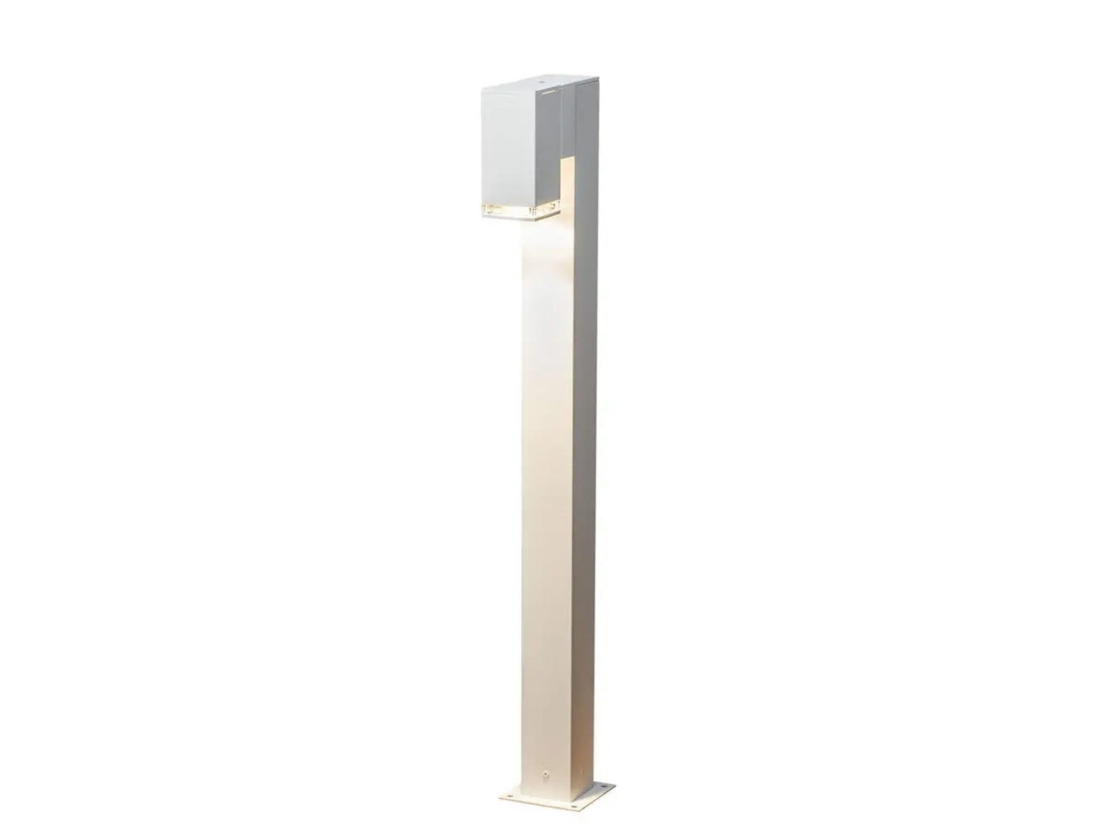 KONSTSMIDE LED Pollerleuchte, LED wechselbar, warmweiß, Wegbeleuchtung Garten beleuchten, Terrassenleuchten, Weiß H: 100cm