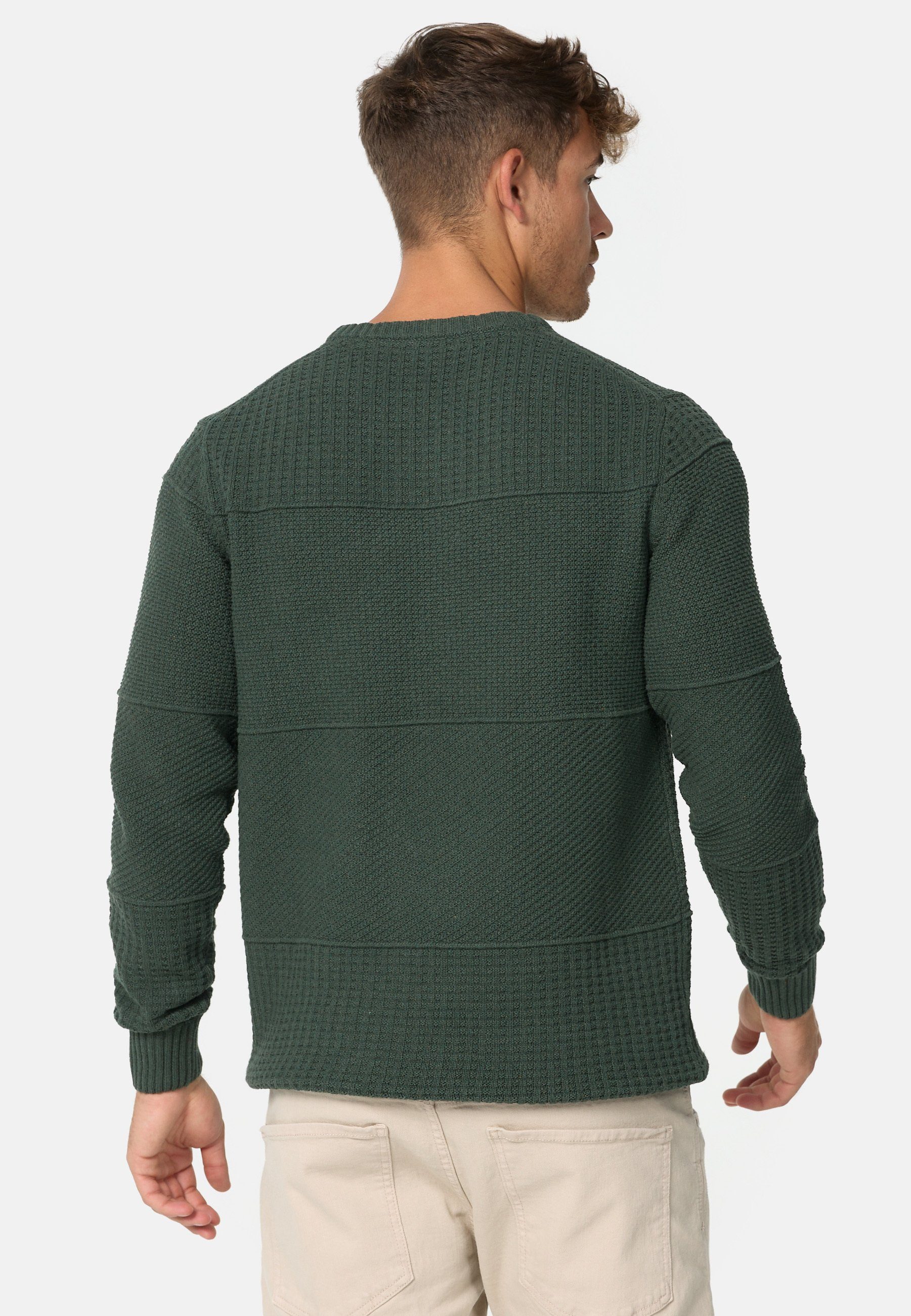 Indicode Strickpullover Herren INJustice Pullover Herrenpullover
