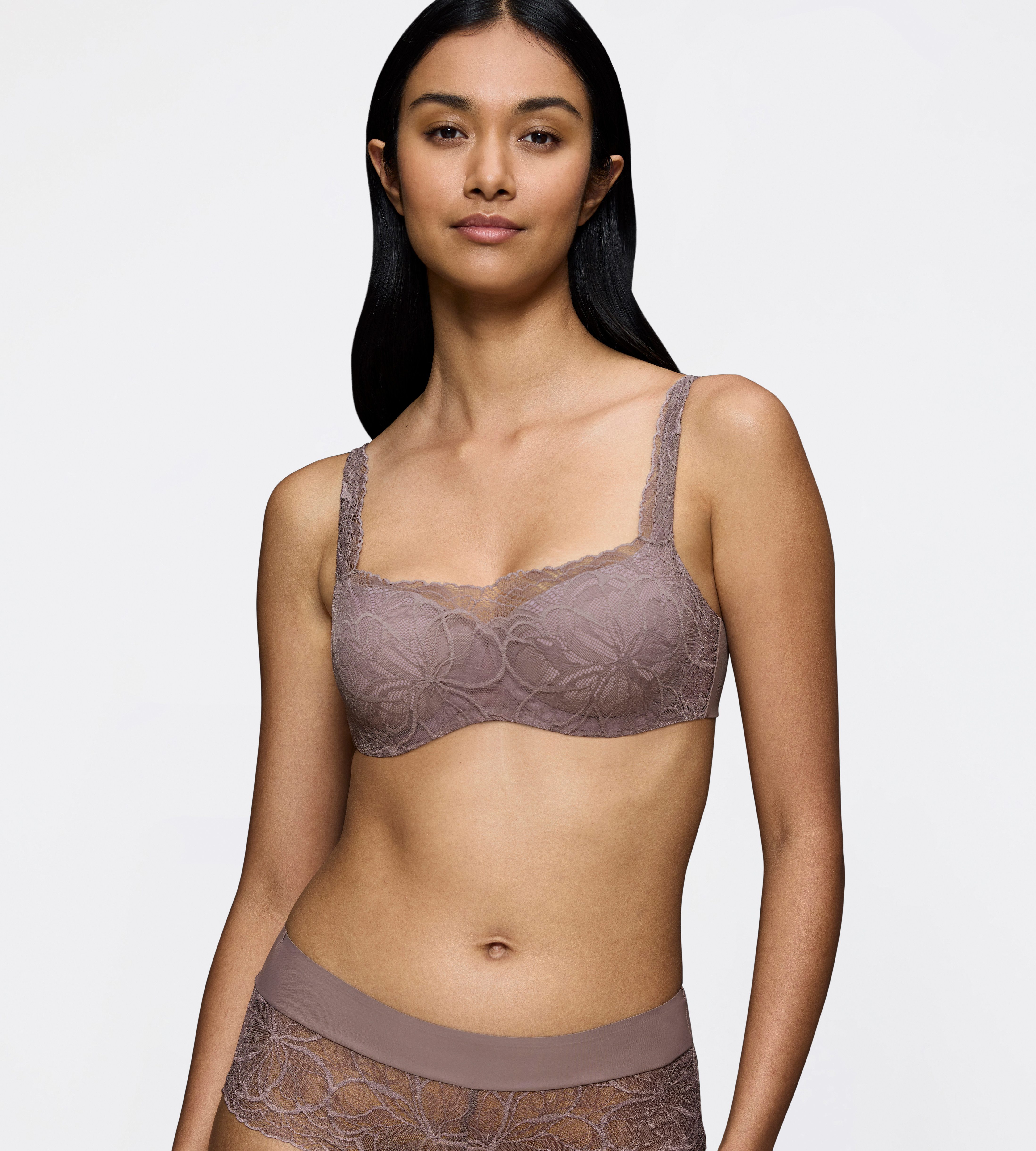 Triumph Balconette-BH Body Make-Up Illusion Lace feine feminine Stretch-Spitze, Microfaser, verstellbare Träger
