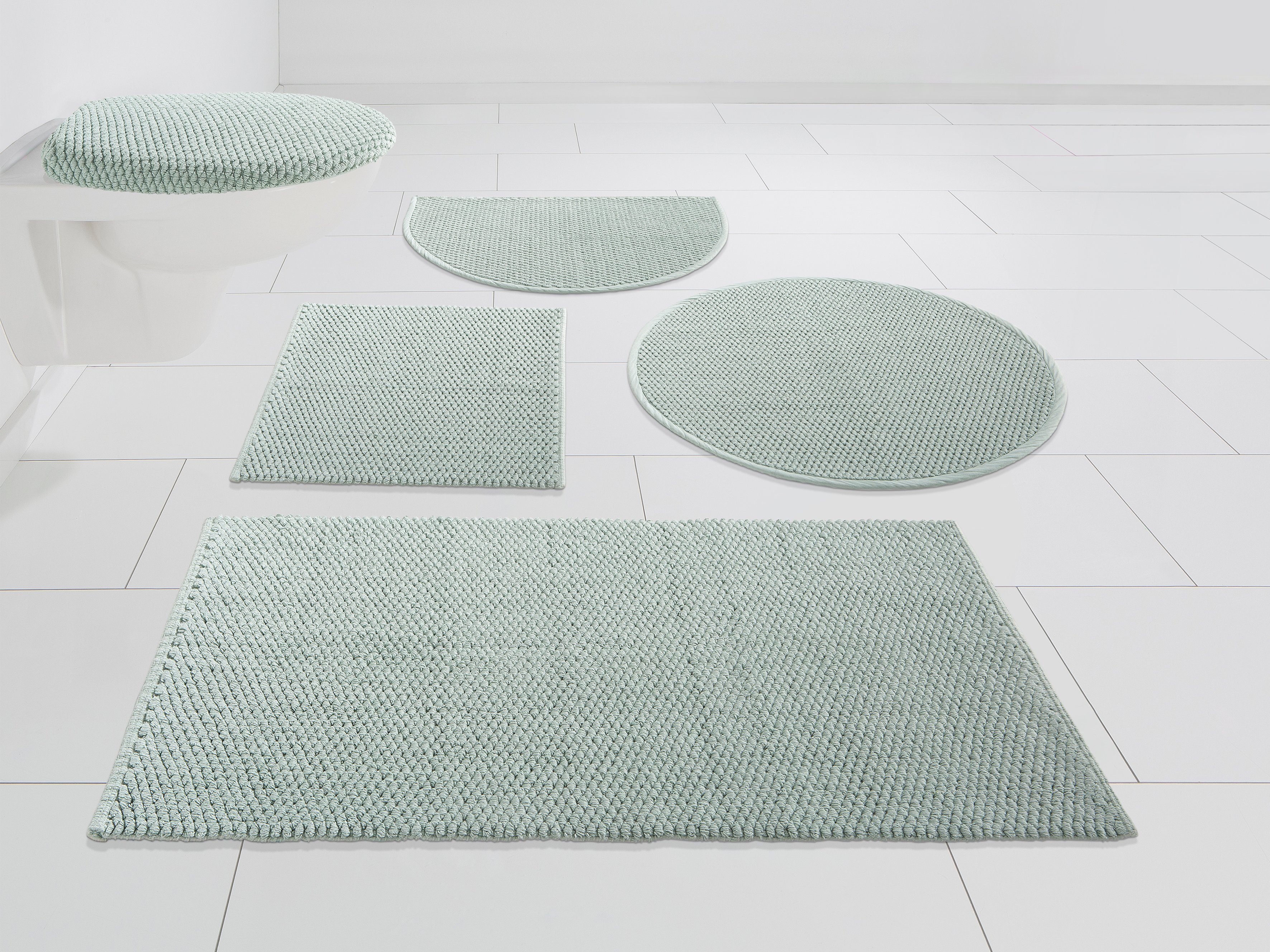 my home Badematte Dalia, Badvorleger, Badezimmer günstig online kaufen
