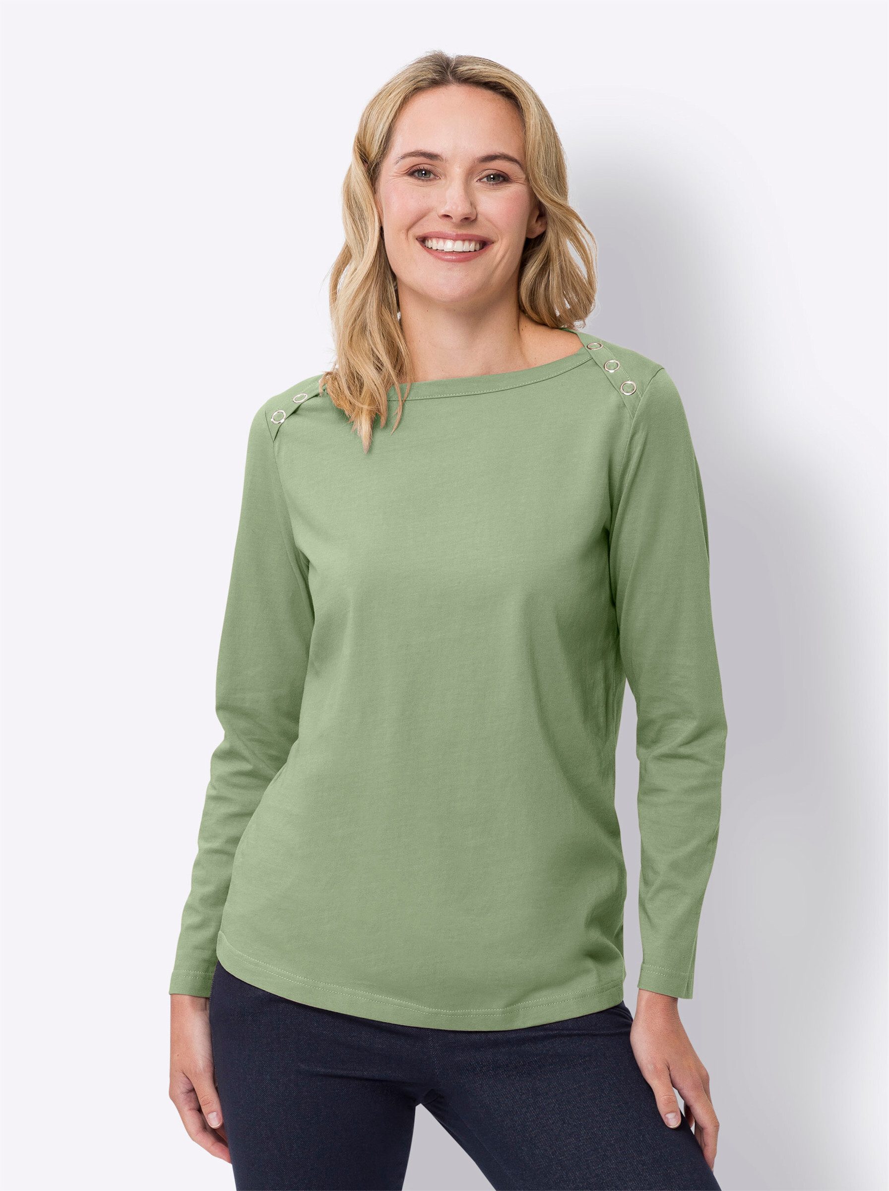 Sieh an! T-Shirt Langarmshirt günstig online kaufen