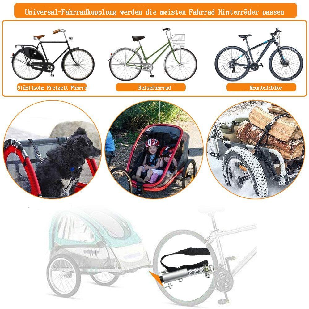 DHL Kupplung für Bike Fahrradanhänger Kinderanhänger Fahrrad Anhängerkupplung
