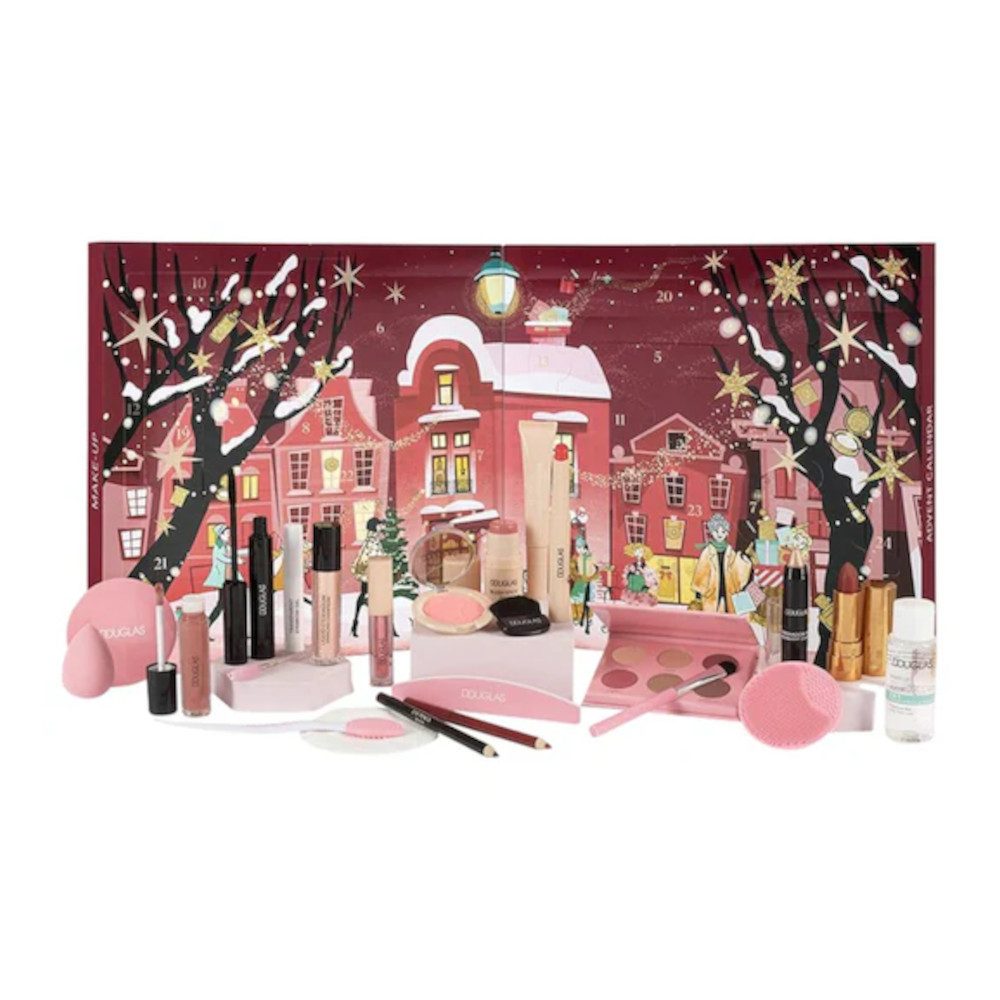 Douglas Adventskalender 2025 Rot: 24 Beauty Überraschungen für Damen, für jeden Tag im Advent.