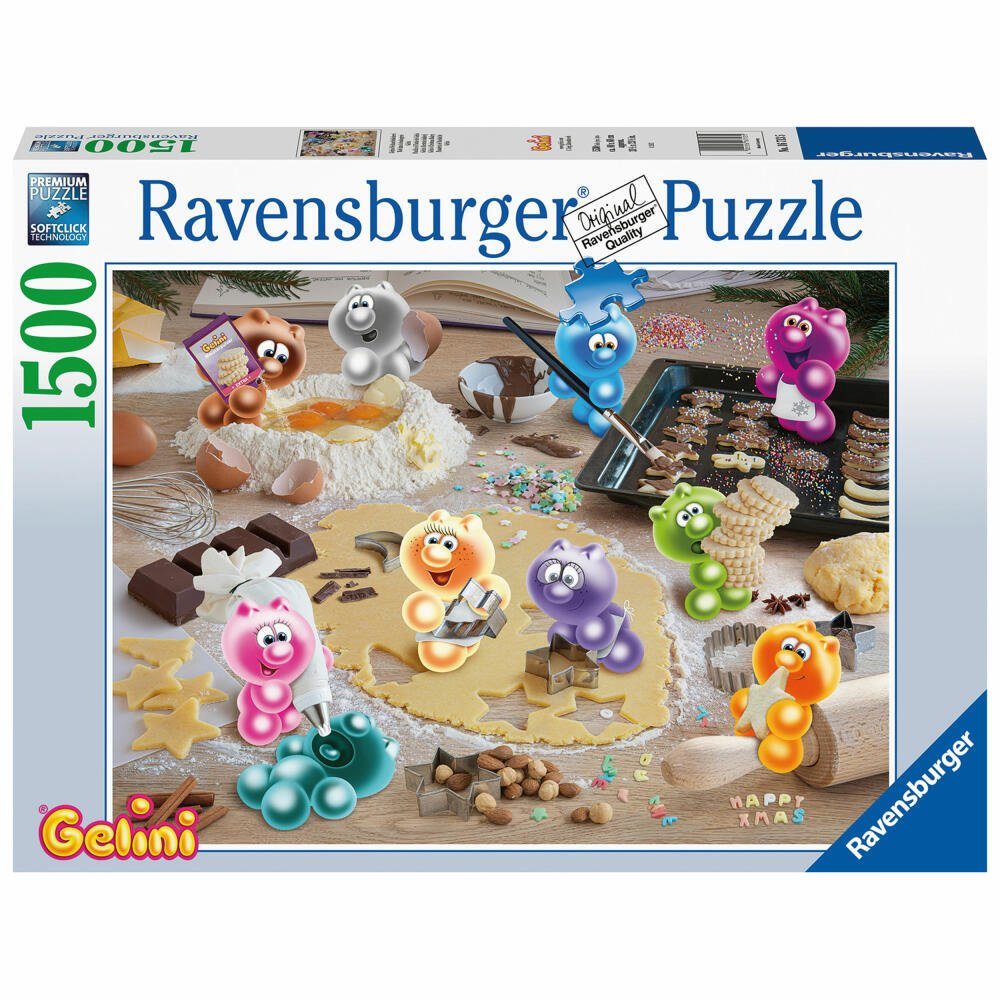 Ravensburger Puzzle Gelinis Weihnachtsbäckerei 1500 Teile, Puzzleteile