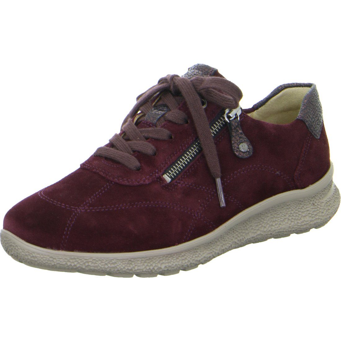 Hartjes Hartjes Schuhe, Schnürschuh Rap - Velours Damen Schnürschuh lila 050149