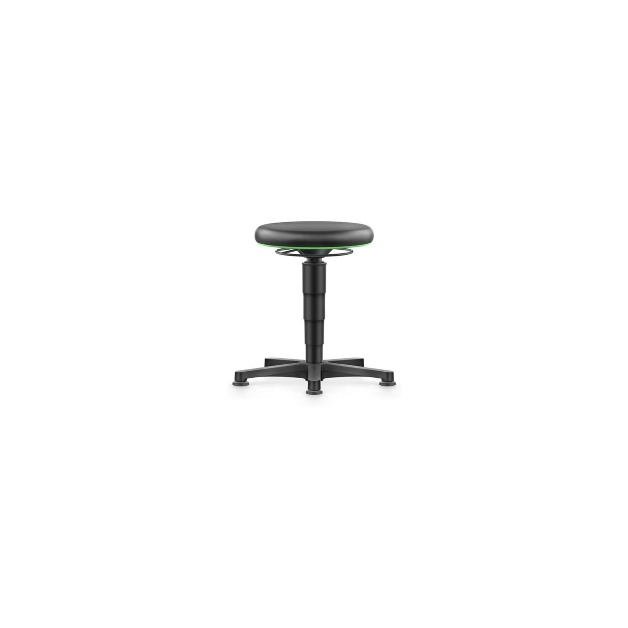 bimos Bürostuhl bimos Drehhocker Kunstledersitz Sitzhöhe 450 - 650 mm mit Gleiter