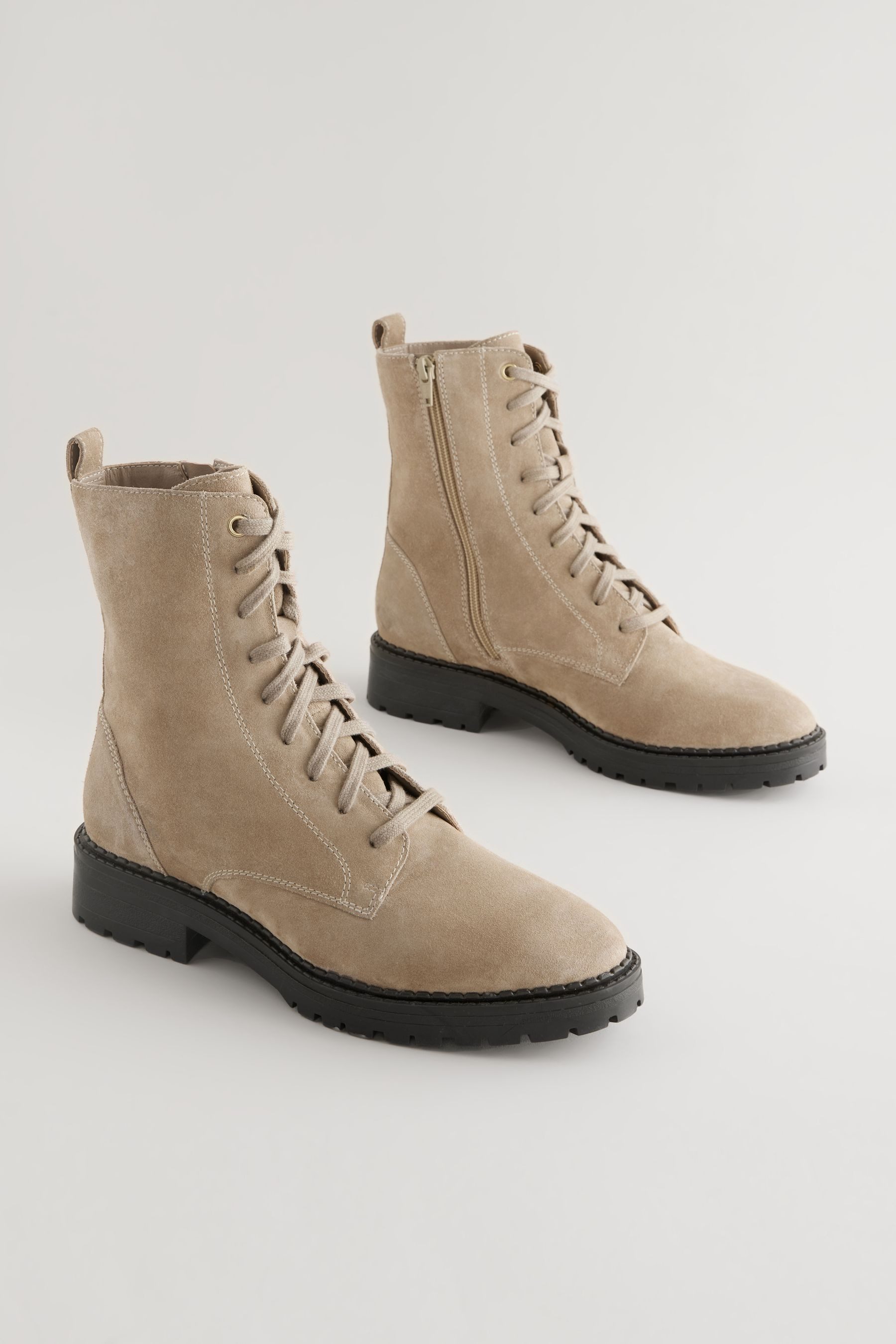 Next Signature Comfort® Schnürstiefel aus Leder günstig online kaufen