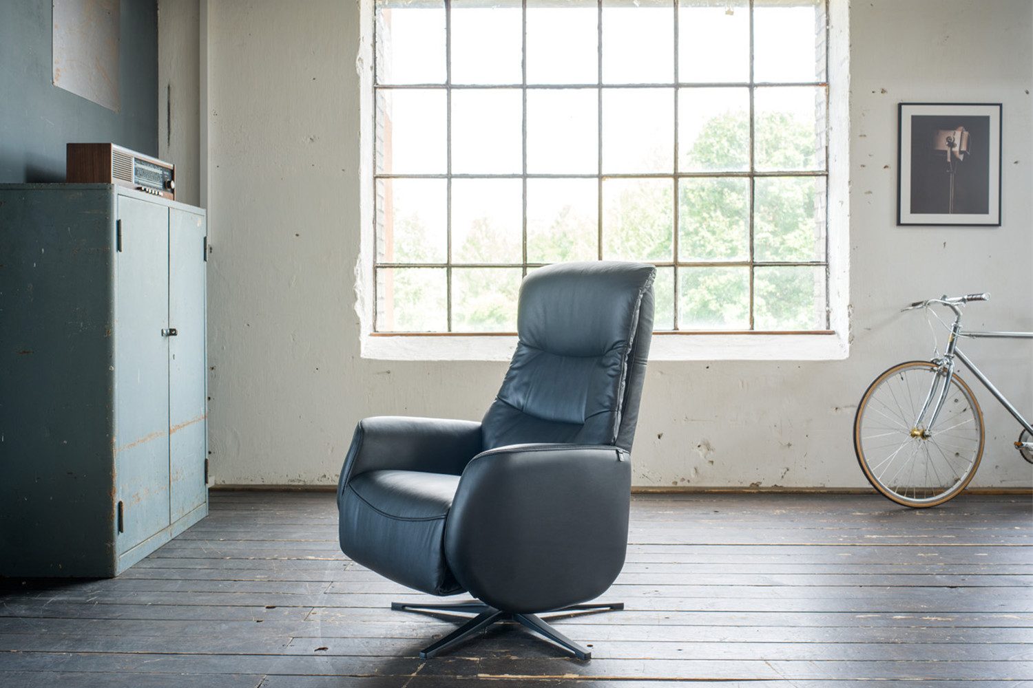KAWOLA Relaxsessel SARI, Drehsessel Relaxfunktion, verschiedene Bezüge und verschiedene Farben