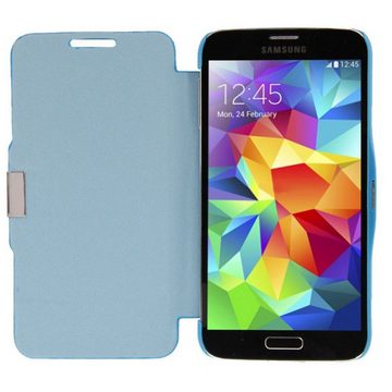 König Design Handyhülle Samsung Galaxy S5 Mini, Samsung Galaxy S5 Mini Handyhülle Backcover Blau