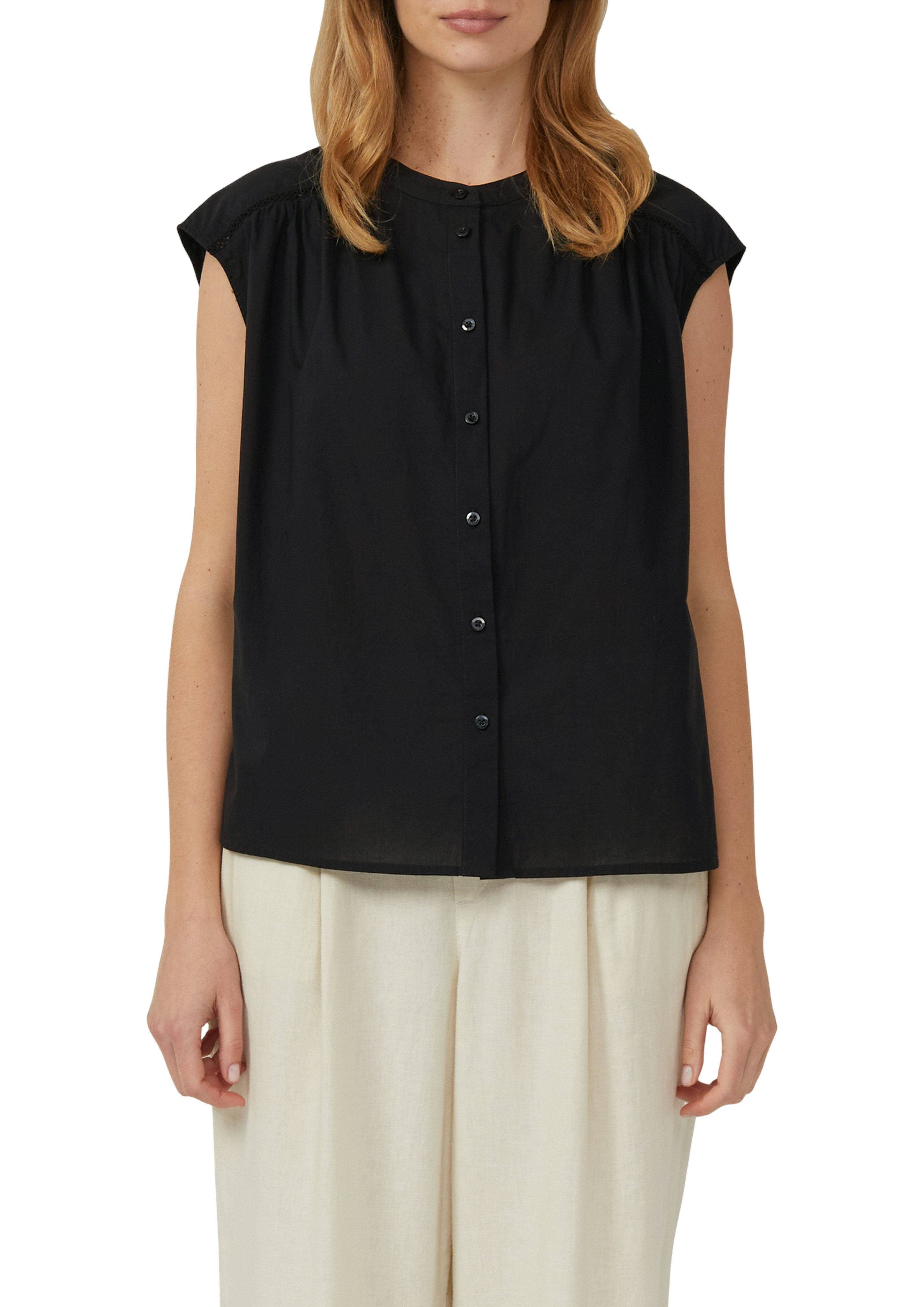 s.Oliver Blusentop mit Spitzen Detail günstig online kaufen