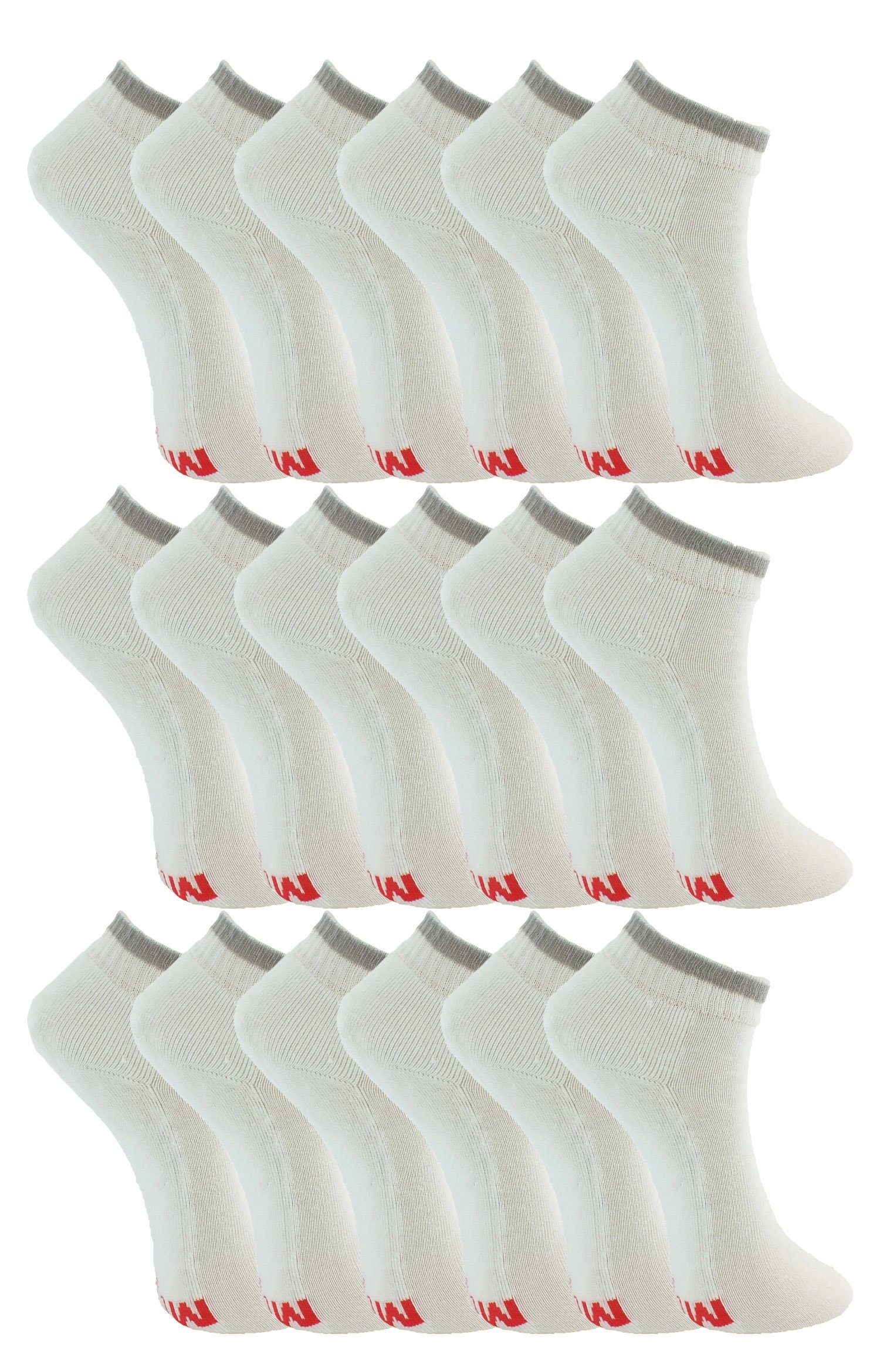 MUSTANG Kurzsocken Quartersocken (9-Paar) verschiedene Farben