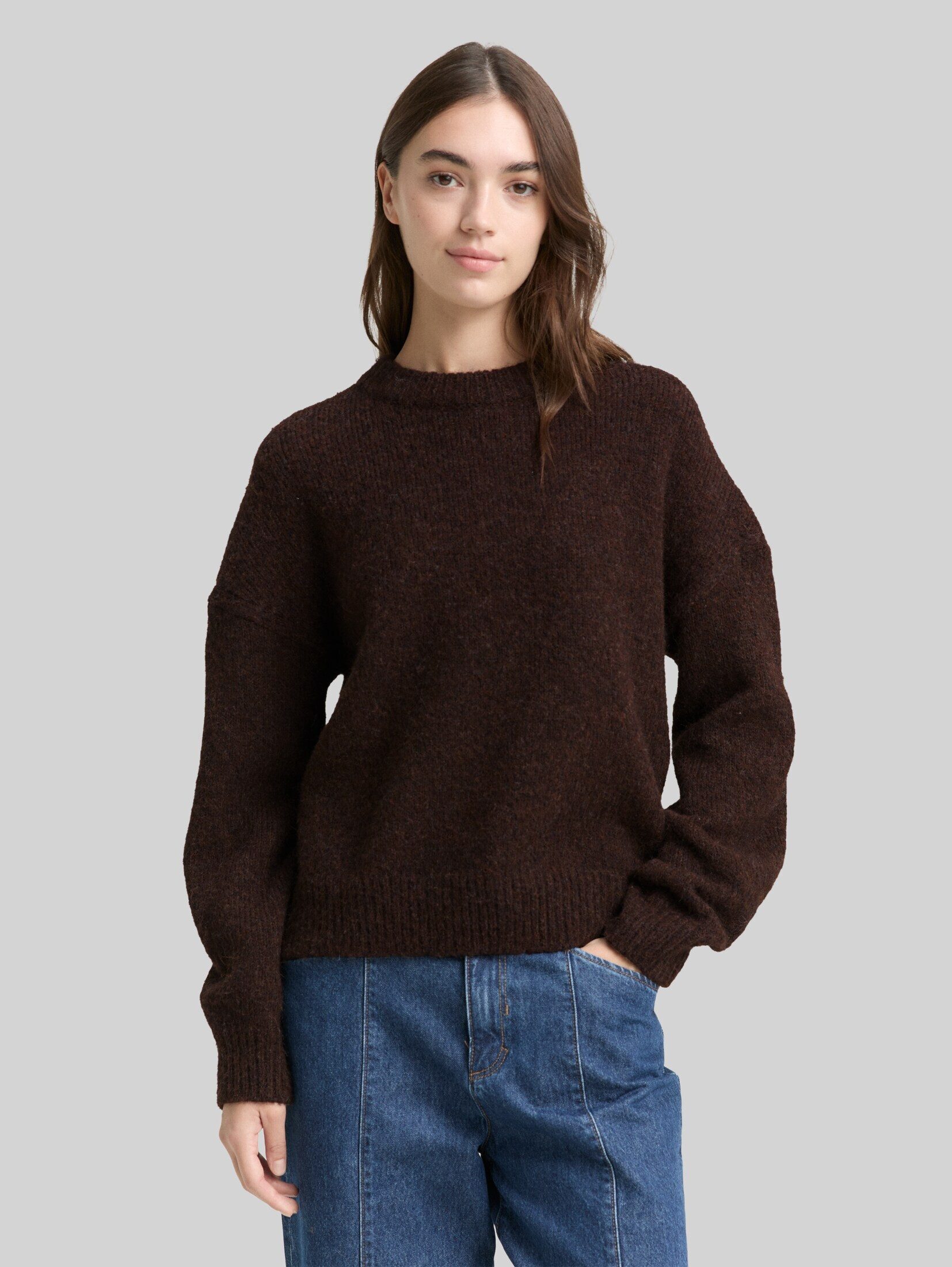 TOM TAILOR Denim Strickpullover Pullover & Strickjacken Oversize Strickpullover