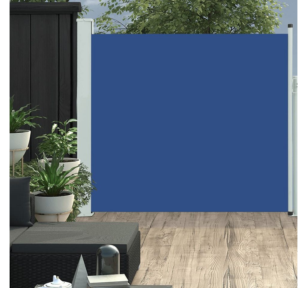 Thumbnail - furnicato Sonnenschirm Ausziehbare Seitenmarkise 170×300 cm Blau