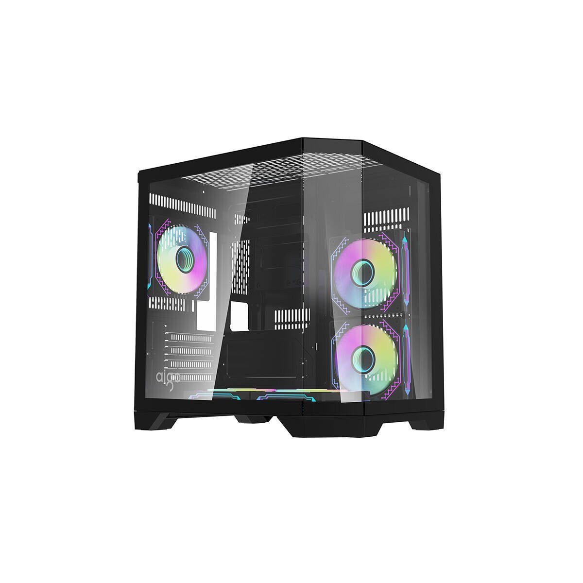 Darkflash PC-Gehäuse Darkflash FT350 PC Gehäuse Schwarz inkl. 5 ARGB Lüfter