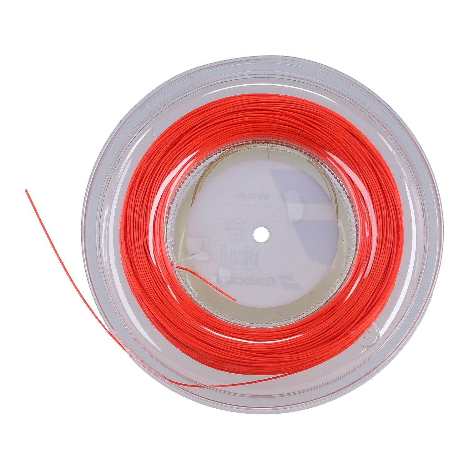 Babolat Tennissaite RPM Rough (Haltbarkeit+Spin) rot 200m Rolle, Saitendicke: 1.25