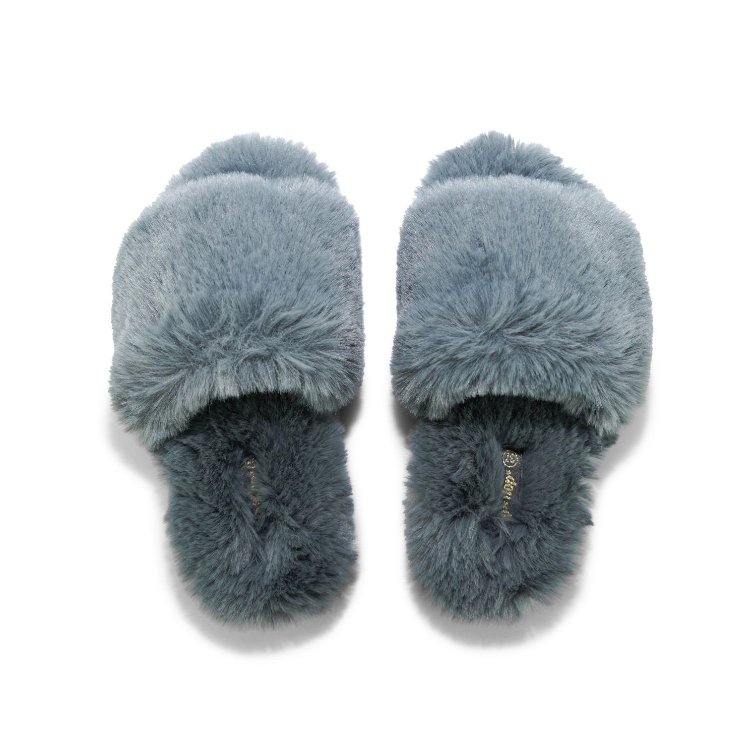 Hausschuh Flip 2 Flop dunkelgrau slide*fur