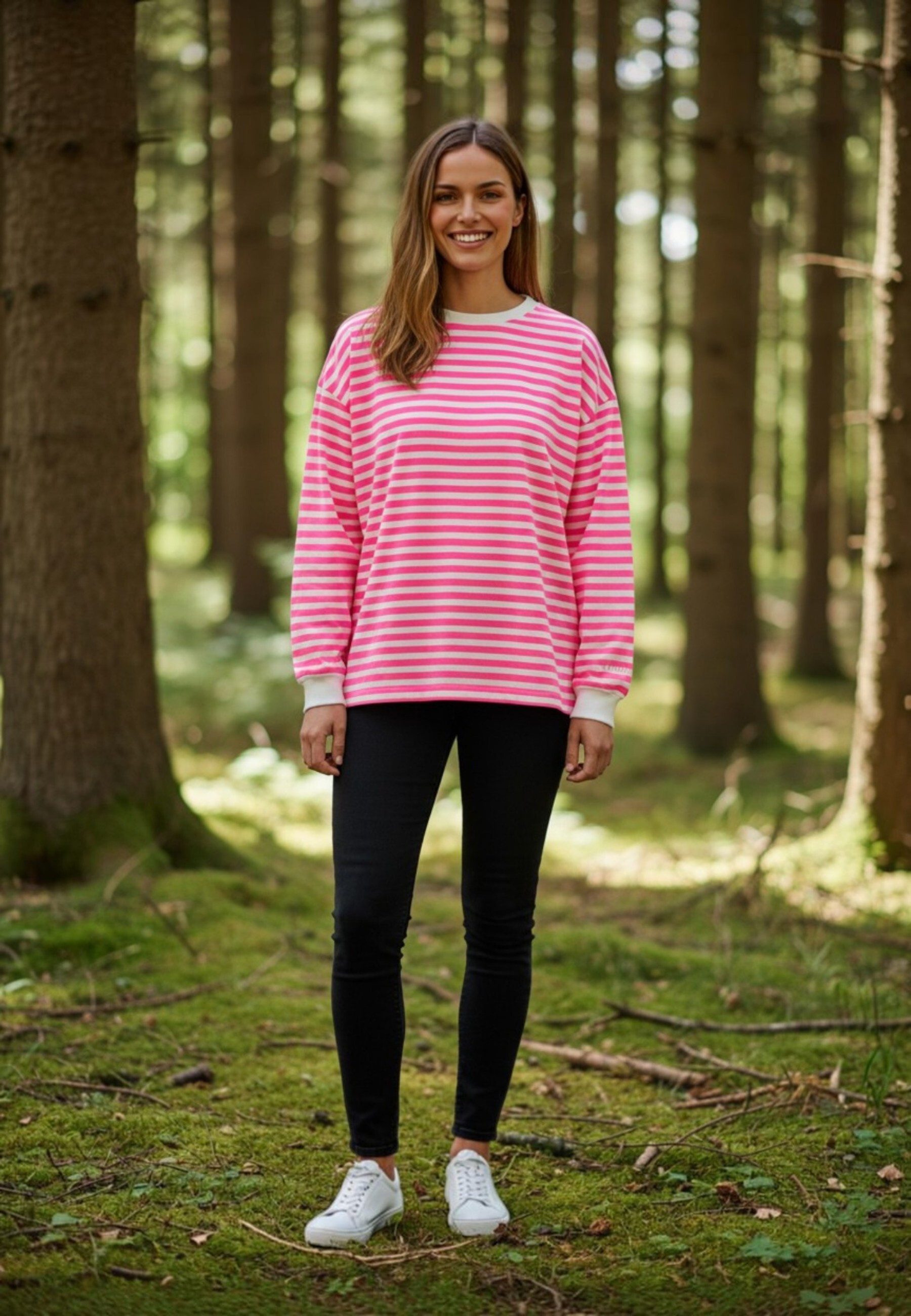 T-Shirt AFFSEEPN Damen Oversized