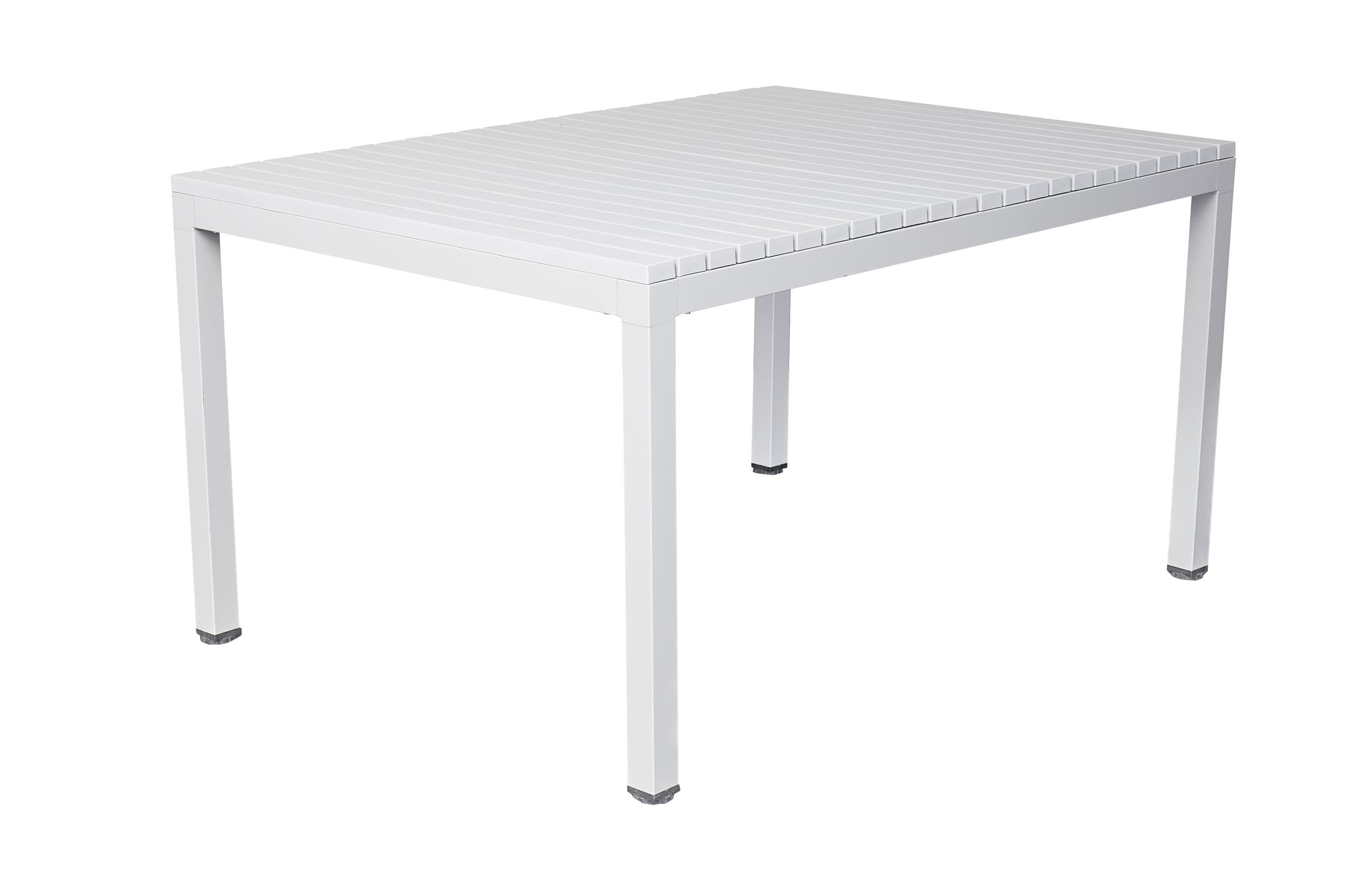 LC Garden Gartentisch Vona Gartentisch Weiß 140x100cm Esstisch Kunststoff