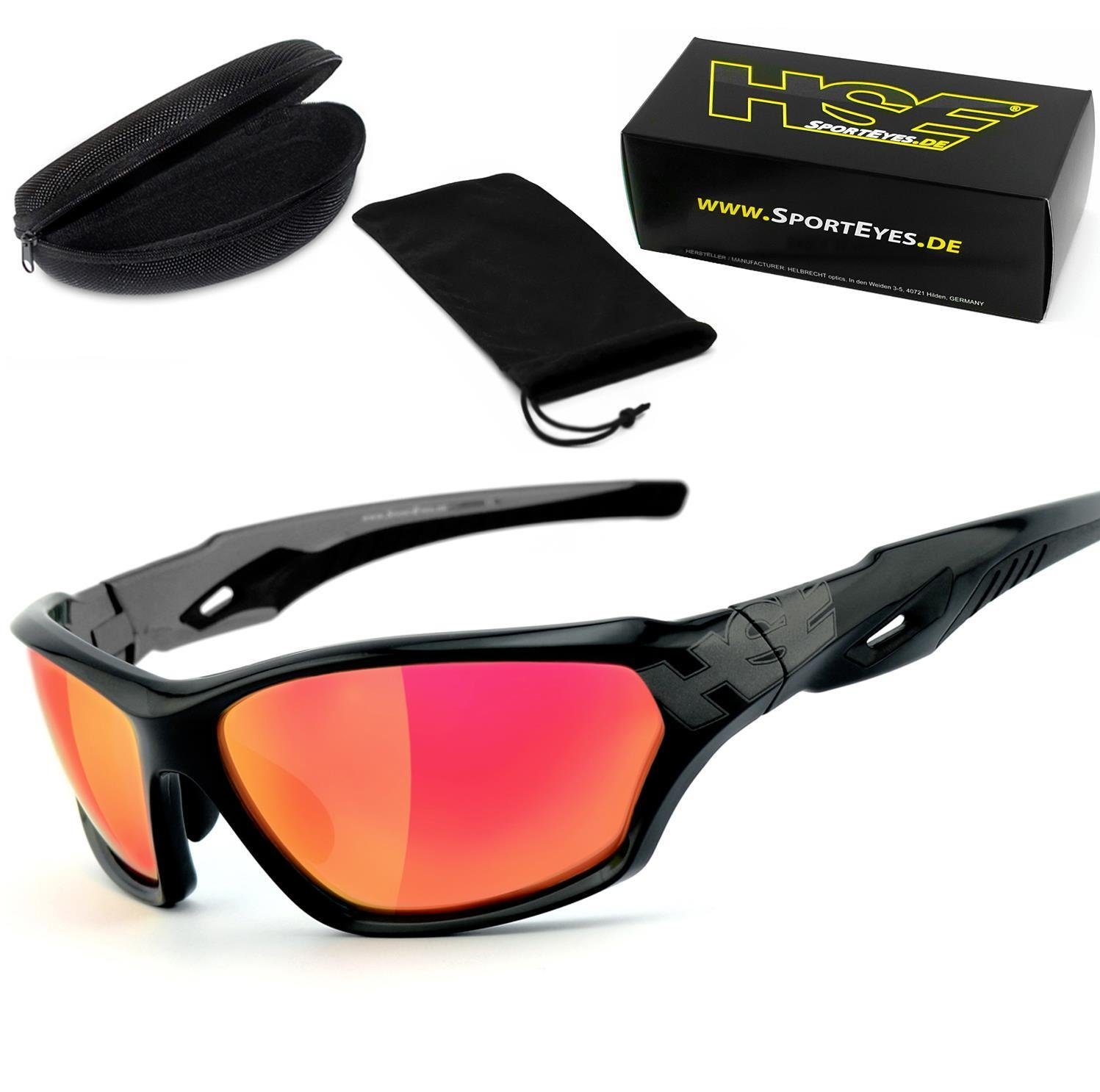 Steinschlagbeständig Sportbrille SportEyes HSE 2093bs, durch - Kunststoff-Sicherheitsglas