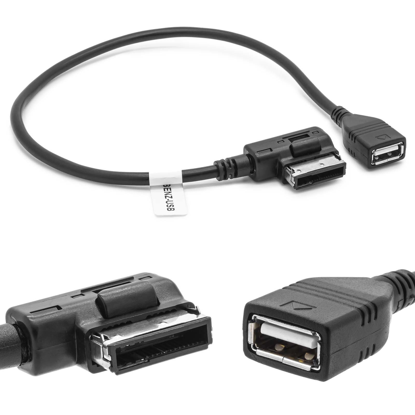 MMI AMI USB Adapter Kabel Media Interface passend für Mercedes C E S KFZ-Adapter