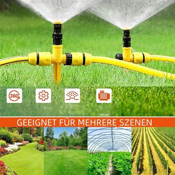 RefinedFlare Gartenschlauch 3-teiliges Rasensprinkler-Set. 360° automatisch rotierender Sprinkler, (1 St)