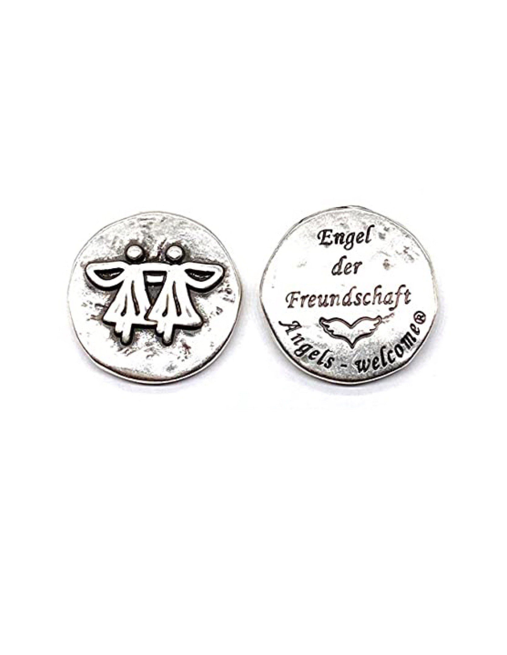 Paletti Charm Engel Schutzengelmünze Engel der Freundschaft, Gravur: Engel der Freundschaft