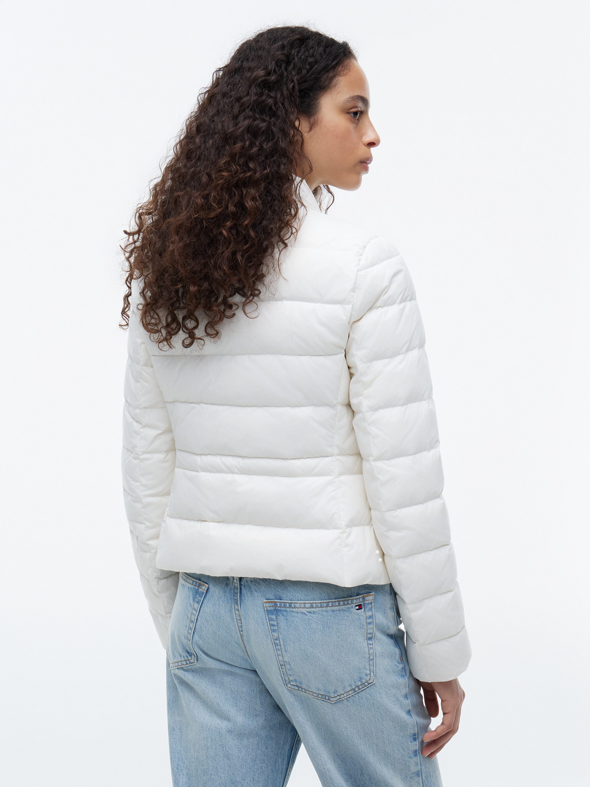Tommy Hilfiger Daunenjacke LW DOWN PACKABLE JACKET aus pflegeleichter Kunstfaser, leichte Steppqualität