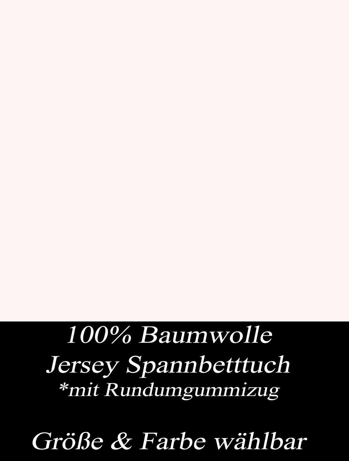 Visaggio Spannbettlaken Jersey Spannbetttuch aus 100% Baumwolle Bettlaken, Jersey, Gummizug: rundum, Spannbettlaken, Steghöhe 40 cm – Bild 3 von 3