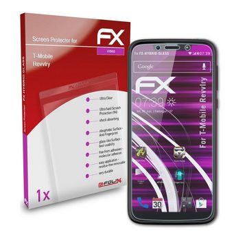 atFoliX Schutzfolie Panzerglasfolie für T-Mobile Revvlry, Ultradünn und superhart