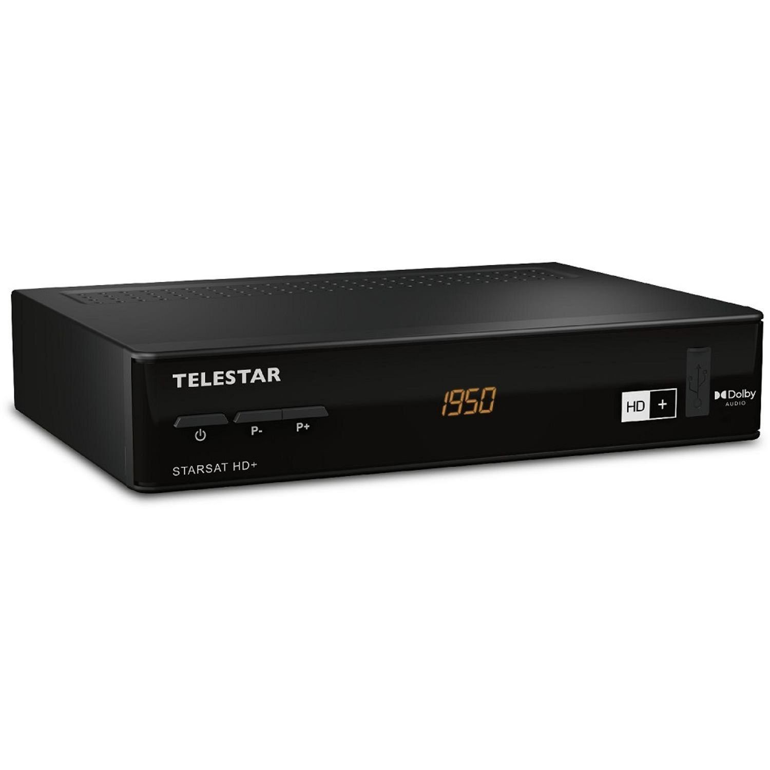 Mediaplayer Campingbetrieb) geeignet STARSAT Satreceiver Stromversorgung HD+ (Ethernet), Satellitenreceiver Kartenleser HDTV mit TELESTAR für 12V HD+ (LAN