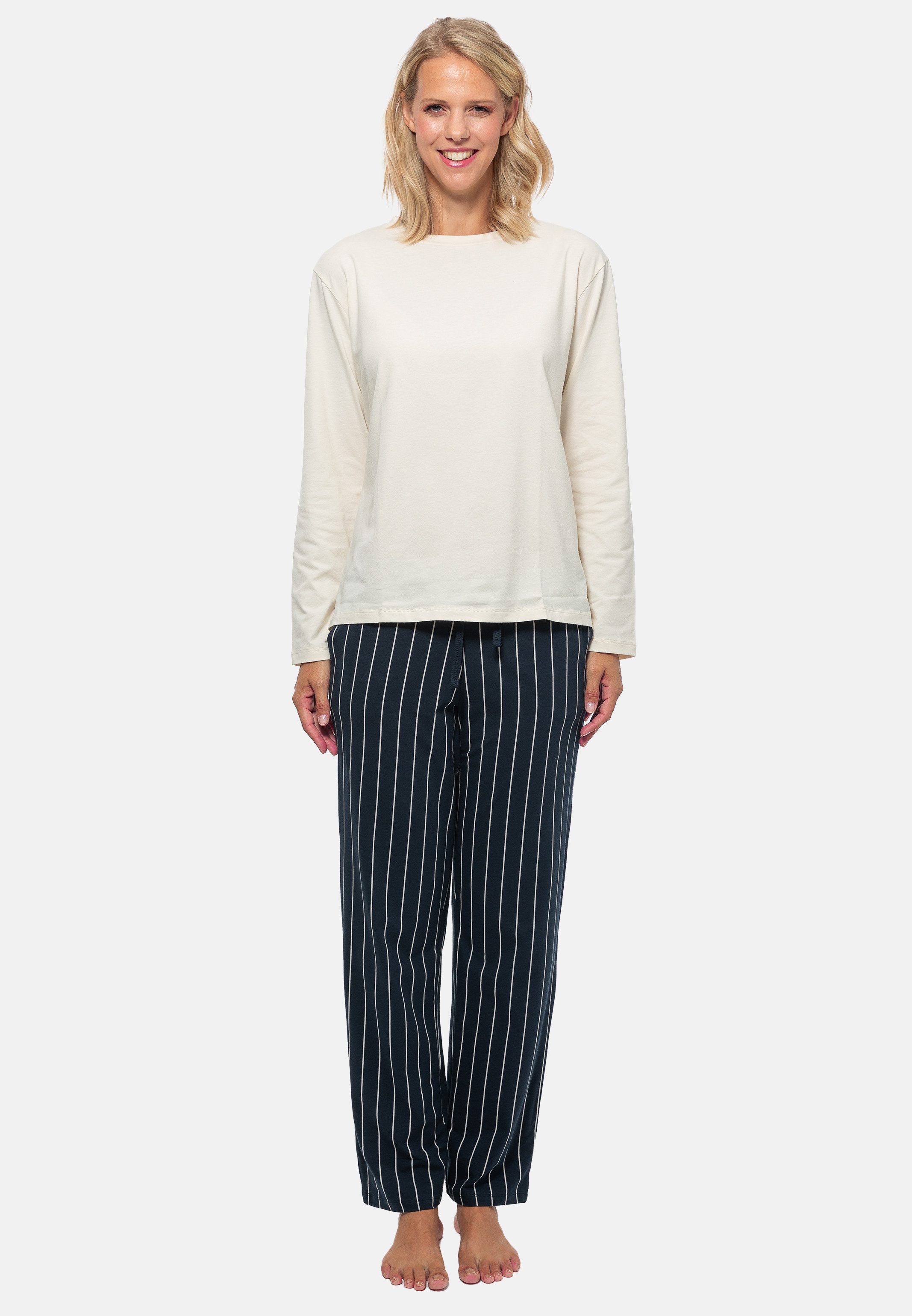 Schiesser Pyjama Organic Cotton (Set, 2 günstig online kaufen